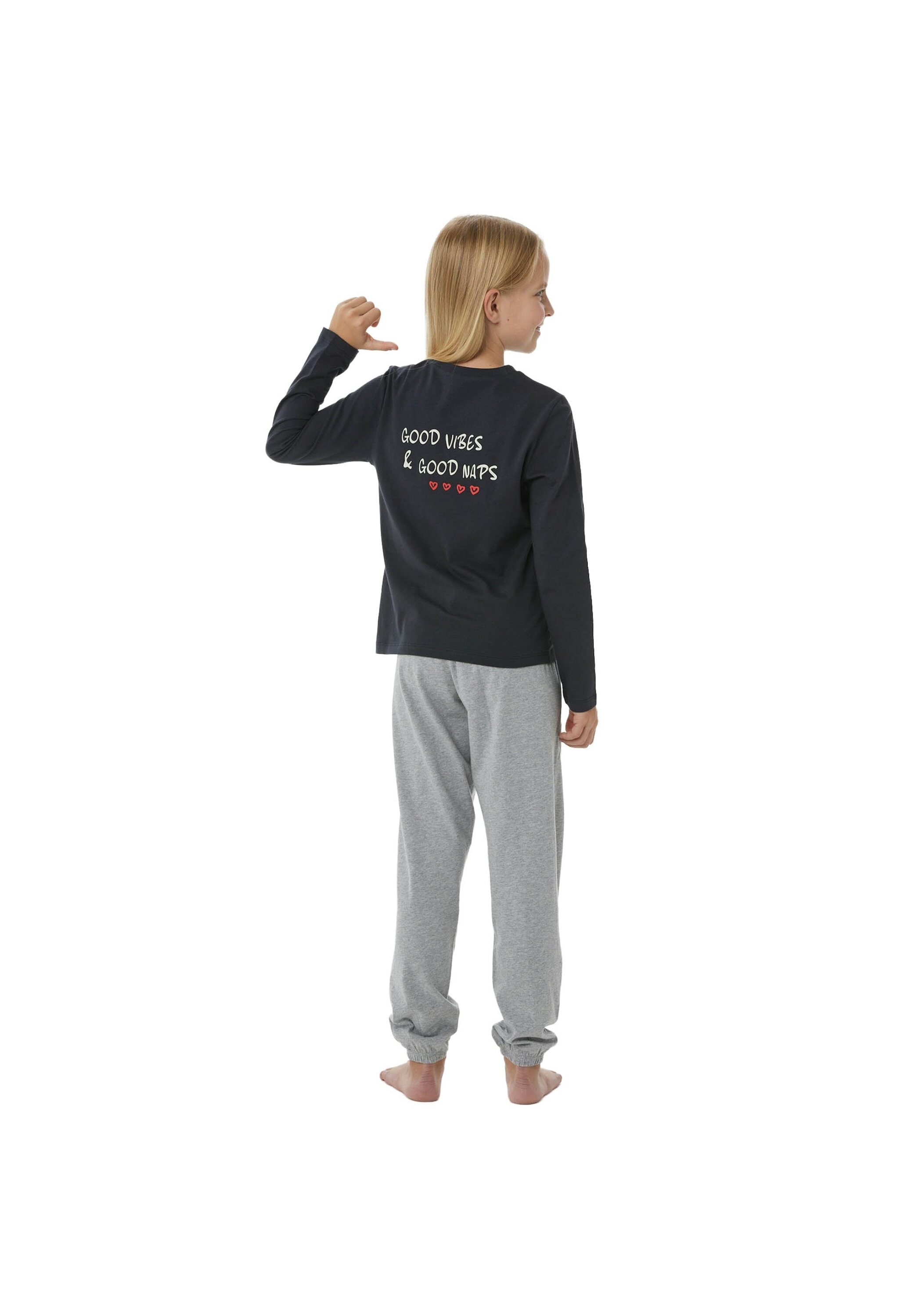 Schiesser Schlafanzug »Pyjama Kids Nightwear Herzen«
