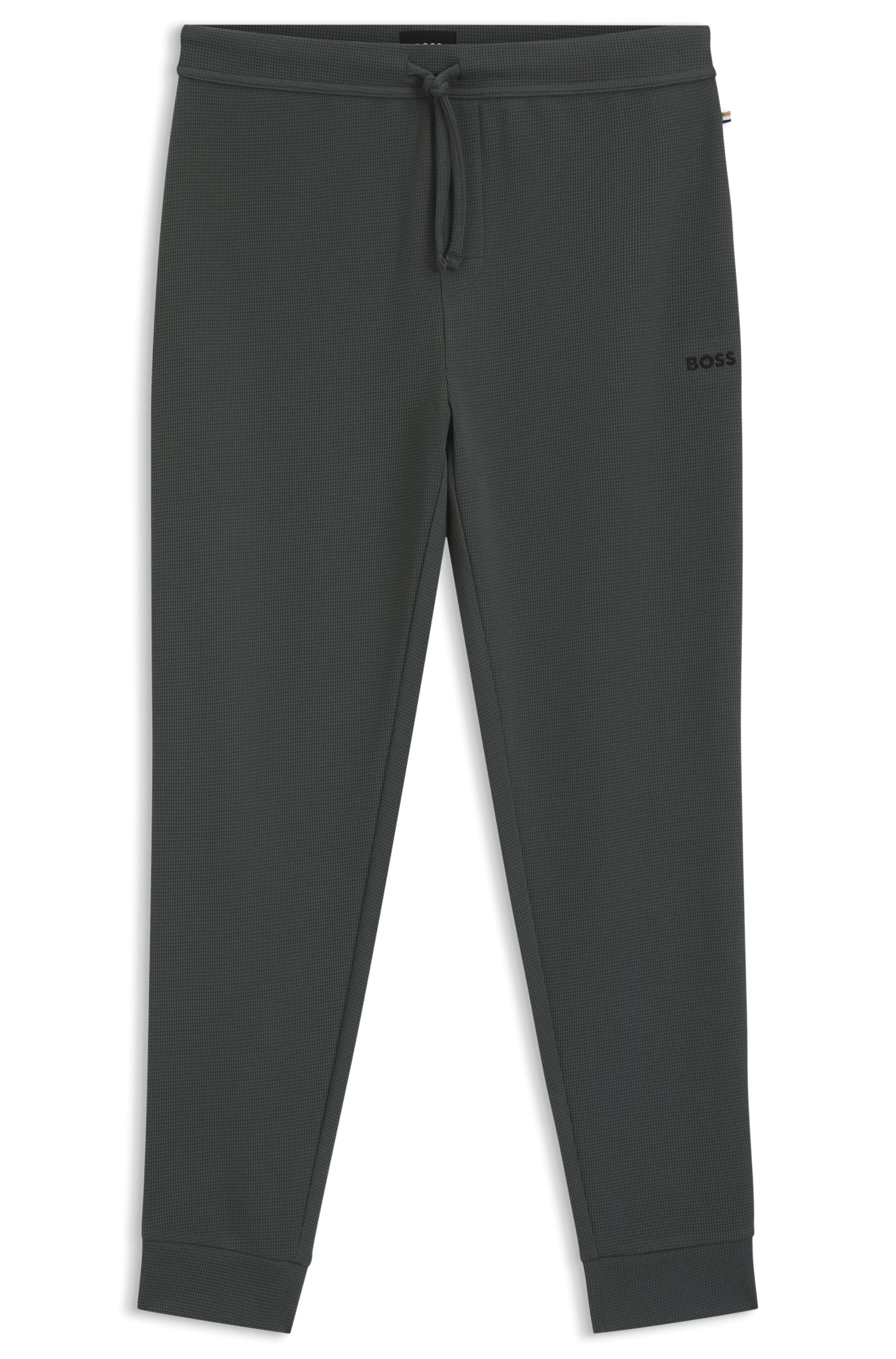 BOSS Pyjamahose »Waffle Pants Cuf«