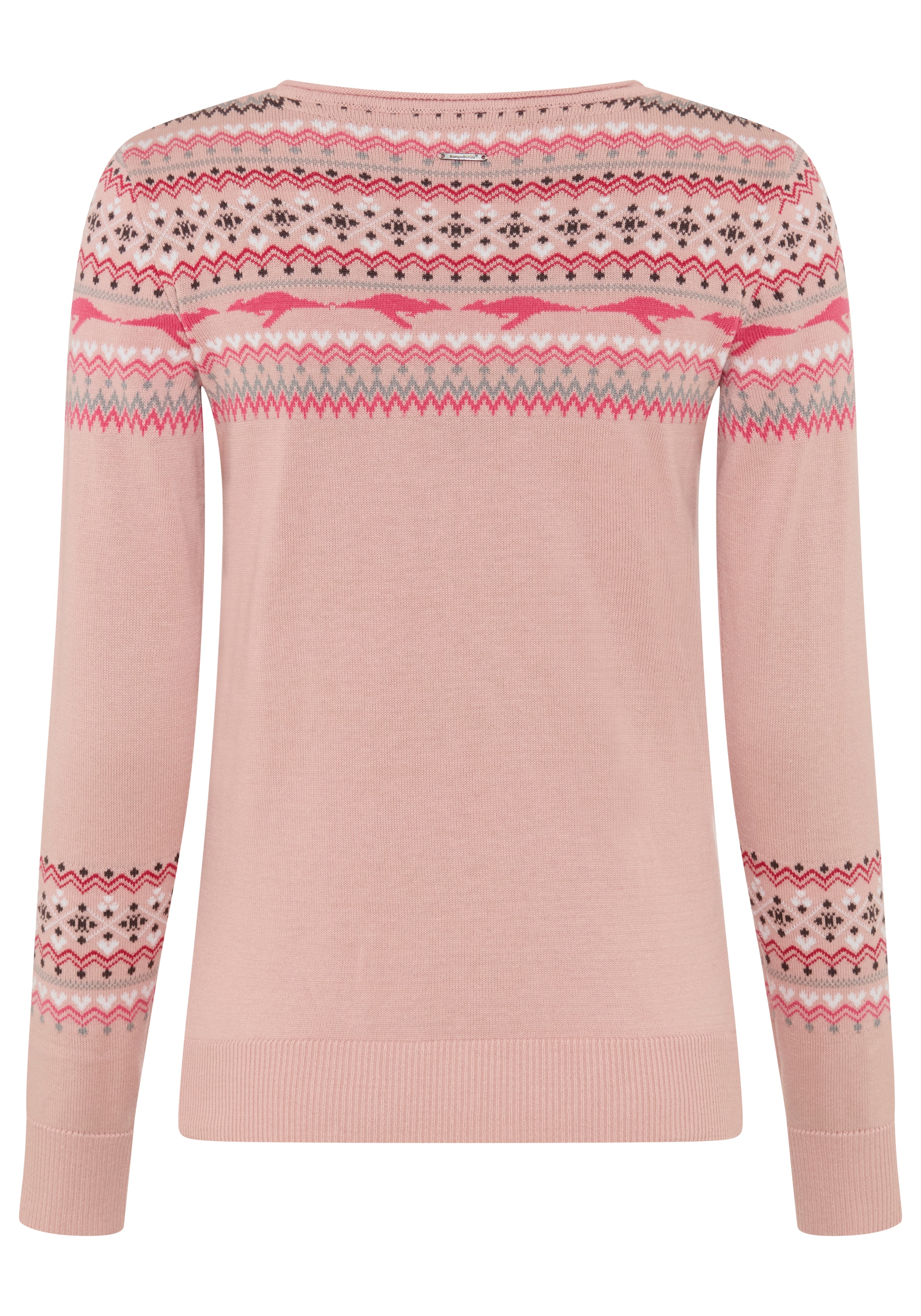 KangaROOS Norwegerpullover im winterlichen Design