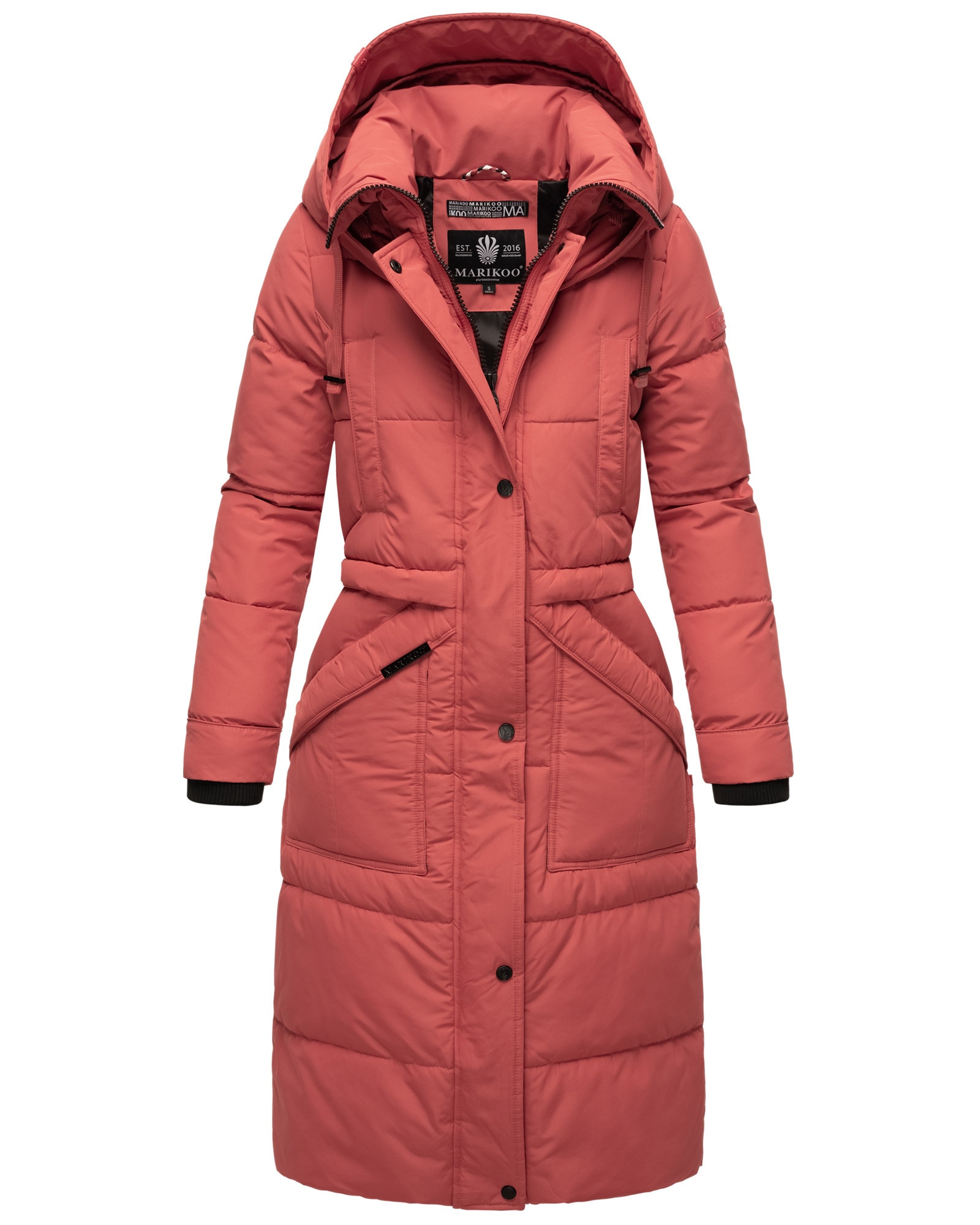 Marikoo Winterjacke »Marikoo Ayumii Damen lange Winter Steppjacke B948«