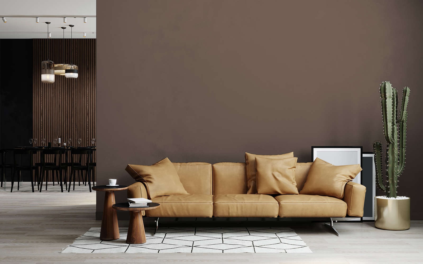 A.S. Création Wandfarbe »Premium Innenwandfarbe PURO Tuchmatt soothing brown« ideal für Wohnzimmer, Schlafzimmer, Flur und Küche, Farbwelt Braun