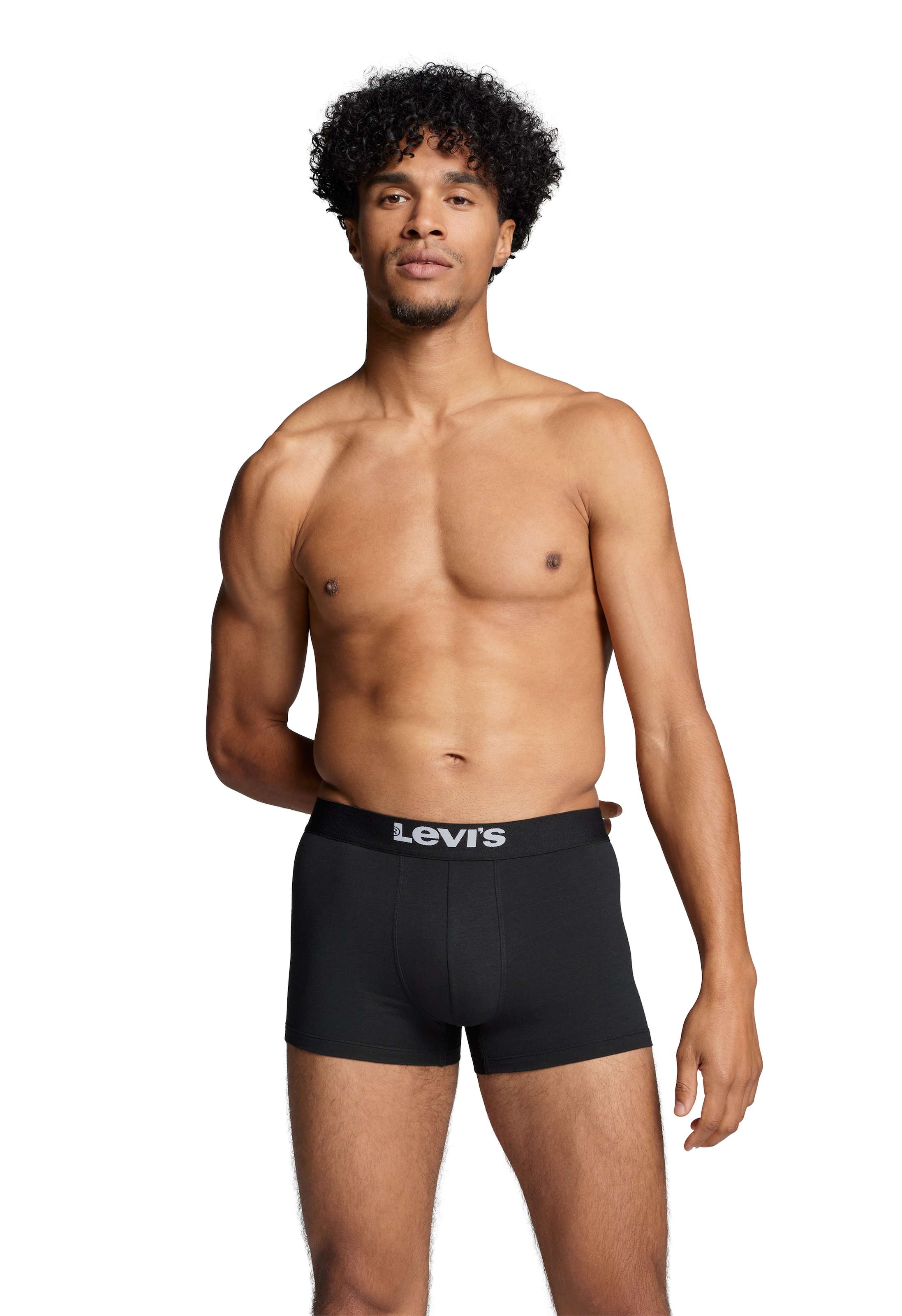 Levi's® Trunk »LEVIS MEN SOLID BASIC TRUNK ORG CO 2P«, (Packung, 2er Pack), mit breitem Logobund