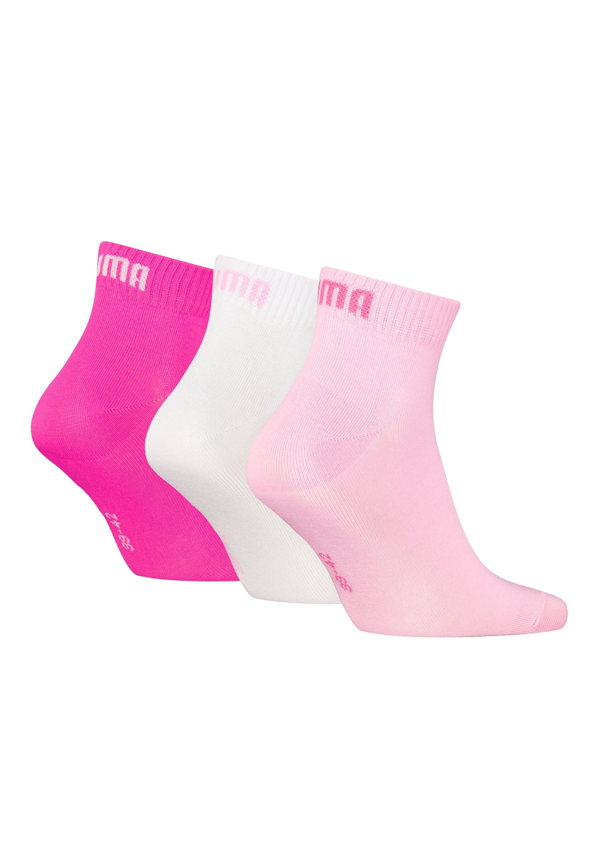 PUMA Kurzsocken »Socken Quarter Plain 3P 3er Pack«