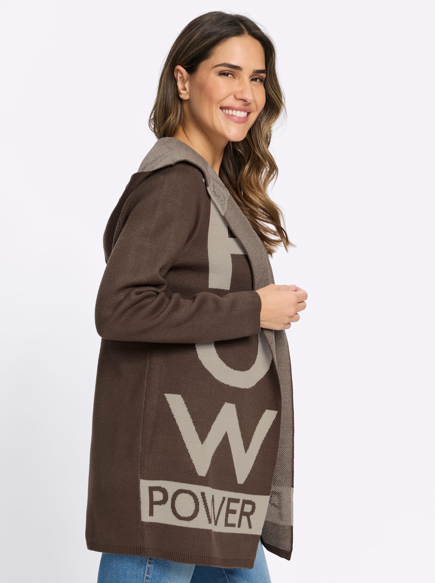 Classic Basics Longstrickjacke