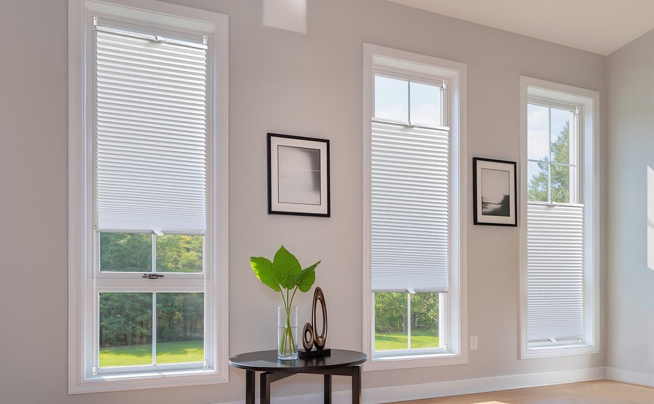 OTTO home Plissee »LORRANA« Lichtschutz ohne Bohren verspannt Fixmaß, moderner Lichtschutz, flexibel verspannt - NEUHEIT!