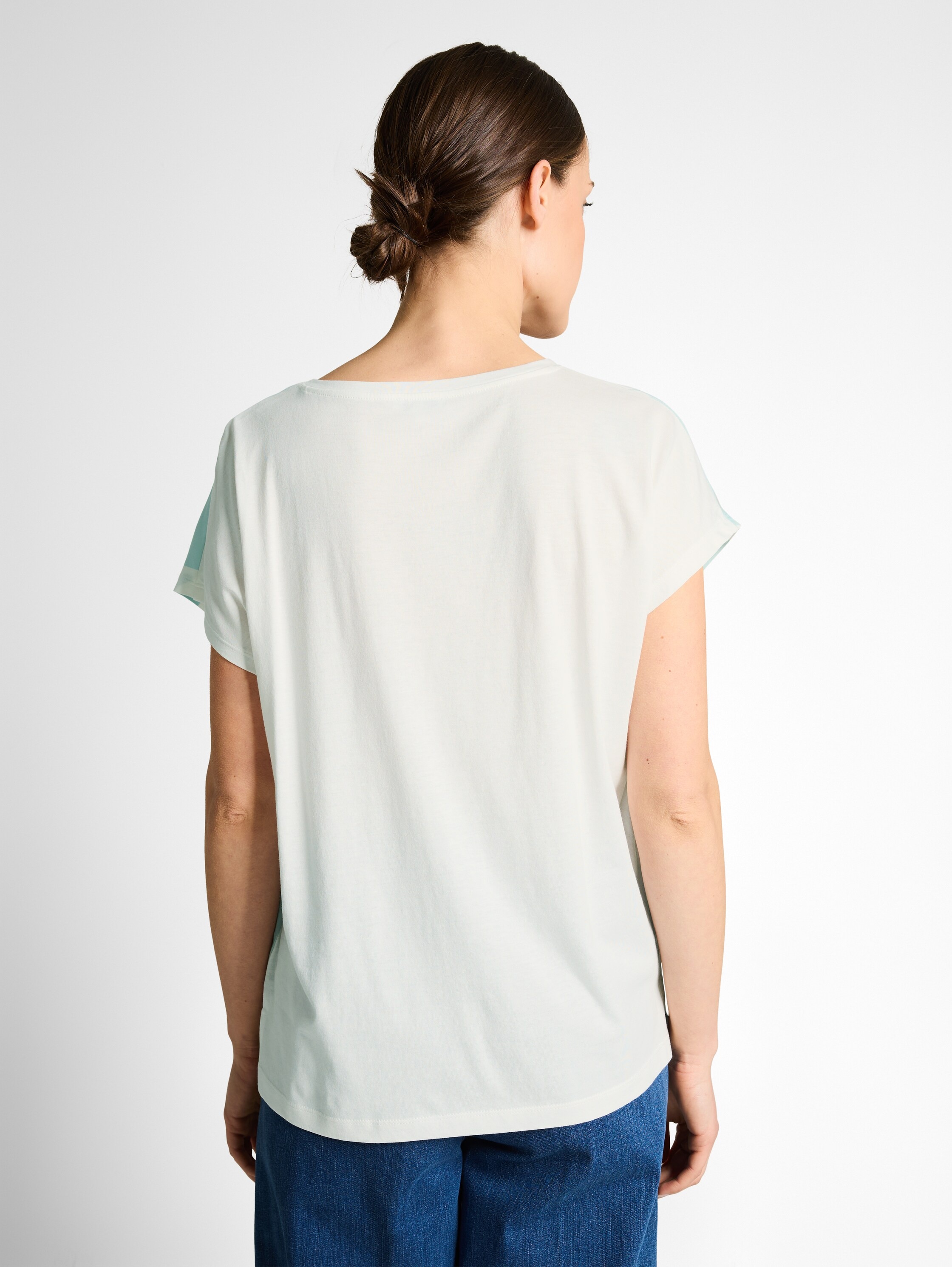 TOM TAILOR T-Shirt mit All-Over Print