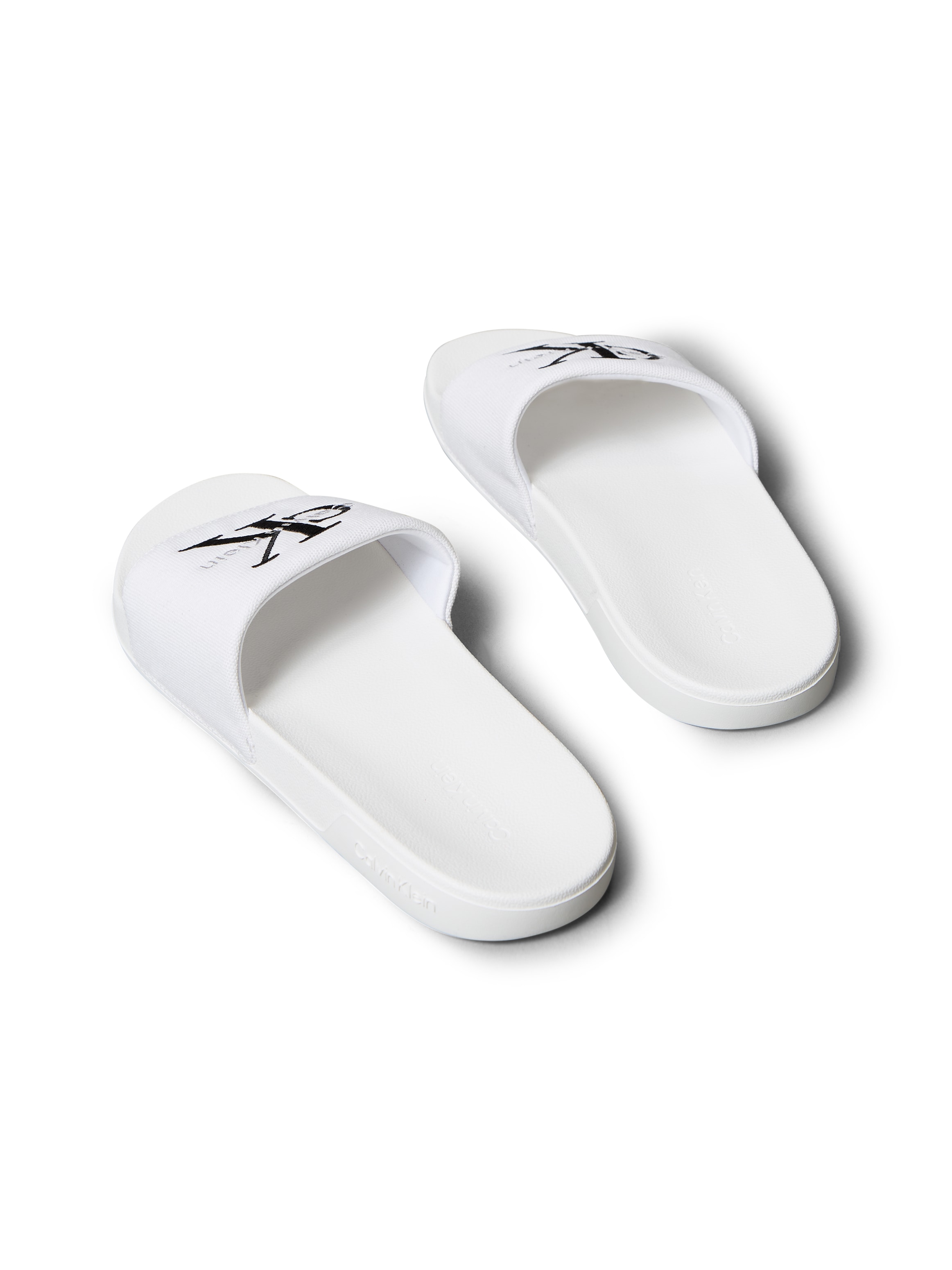 Calvin Klein Jeans Pantolette »ESS SLIDE CV«  Badeschuh, Flat, Poolslides mit Logoschriftzug