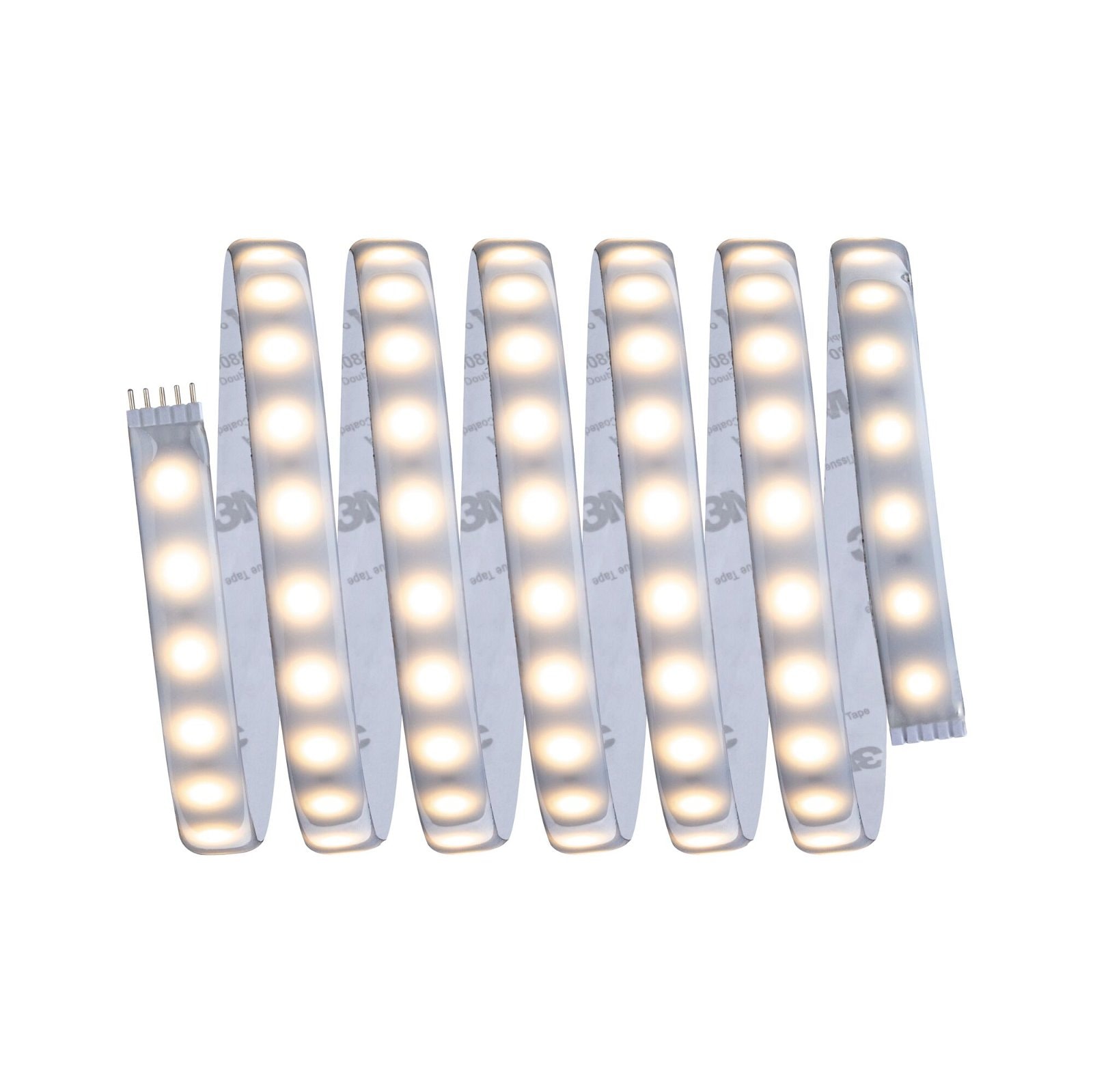 Paulmann LED-Streifen »MaxLED 500 Stripe 2,5m IP44 Cover 2700K 15W 24V Silber Kunststoff«, 1 St.-flammig