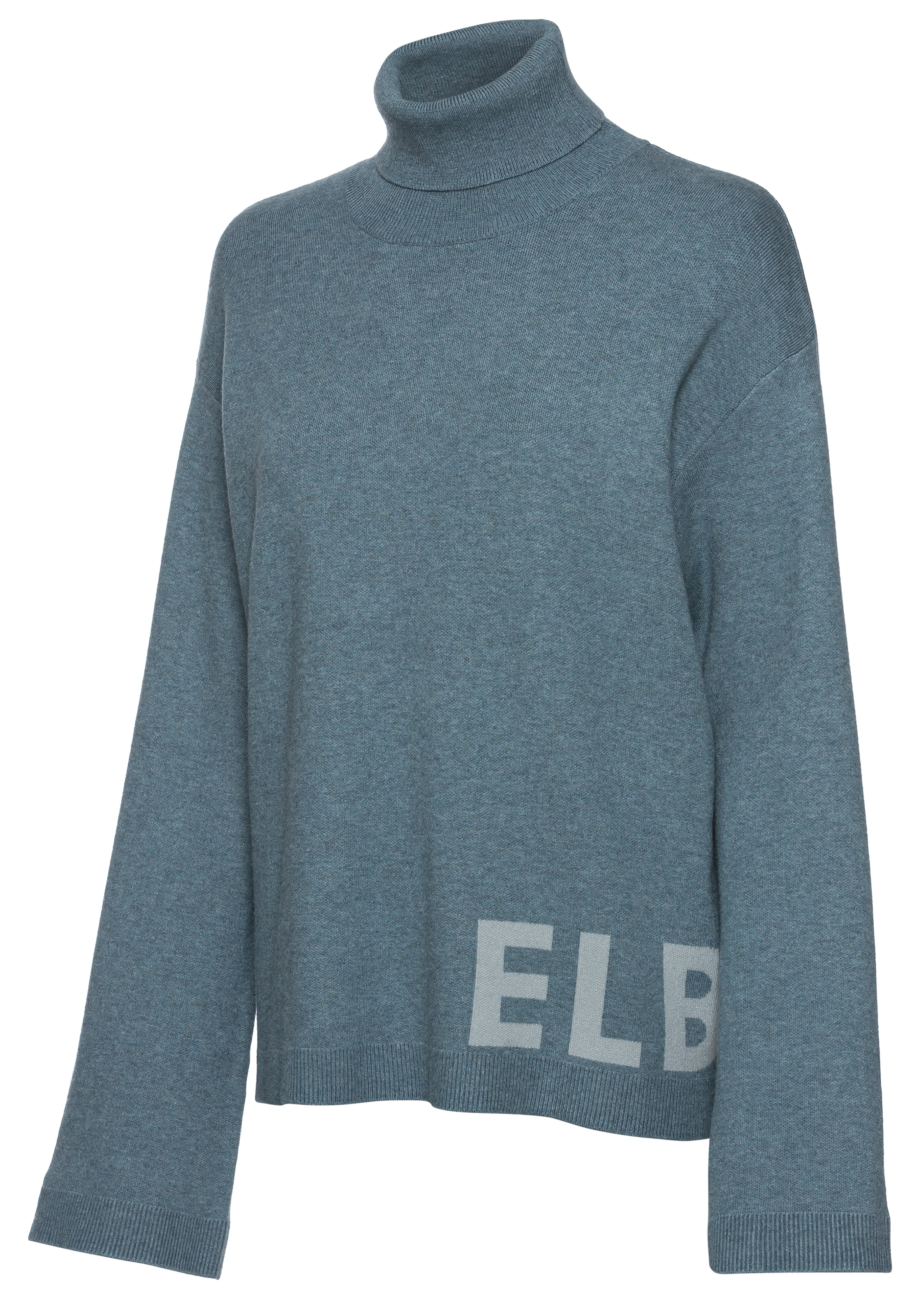 Elbsand Sweater »- Strickpullover - Rollkragenpullover«, aus hochwertigem Strick und eingestricktem Logo, Loungewear