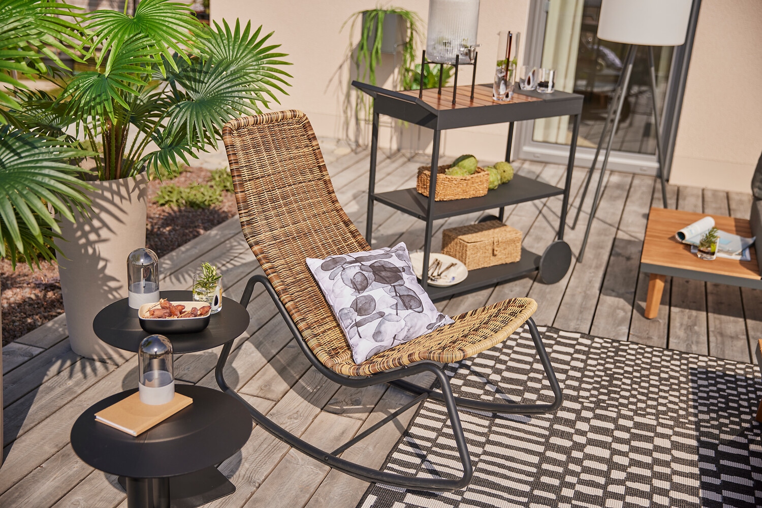 WOOOD Gartenstuhl »TOMS« () 1 Stk.geeignet für Innen- und Außenbereiche, H 97 cm x B 51 cm