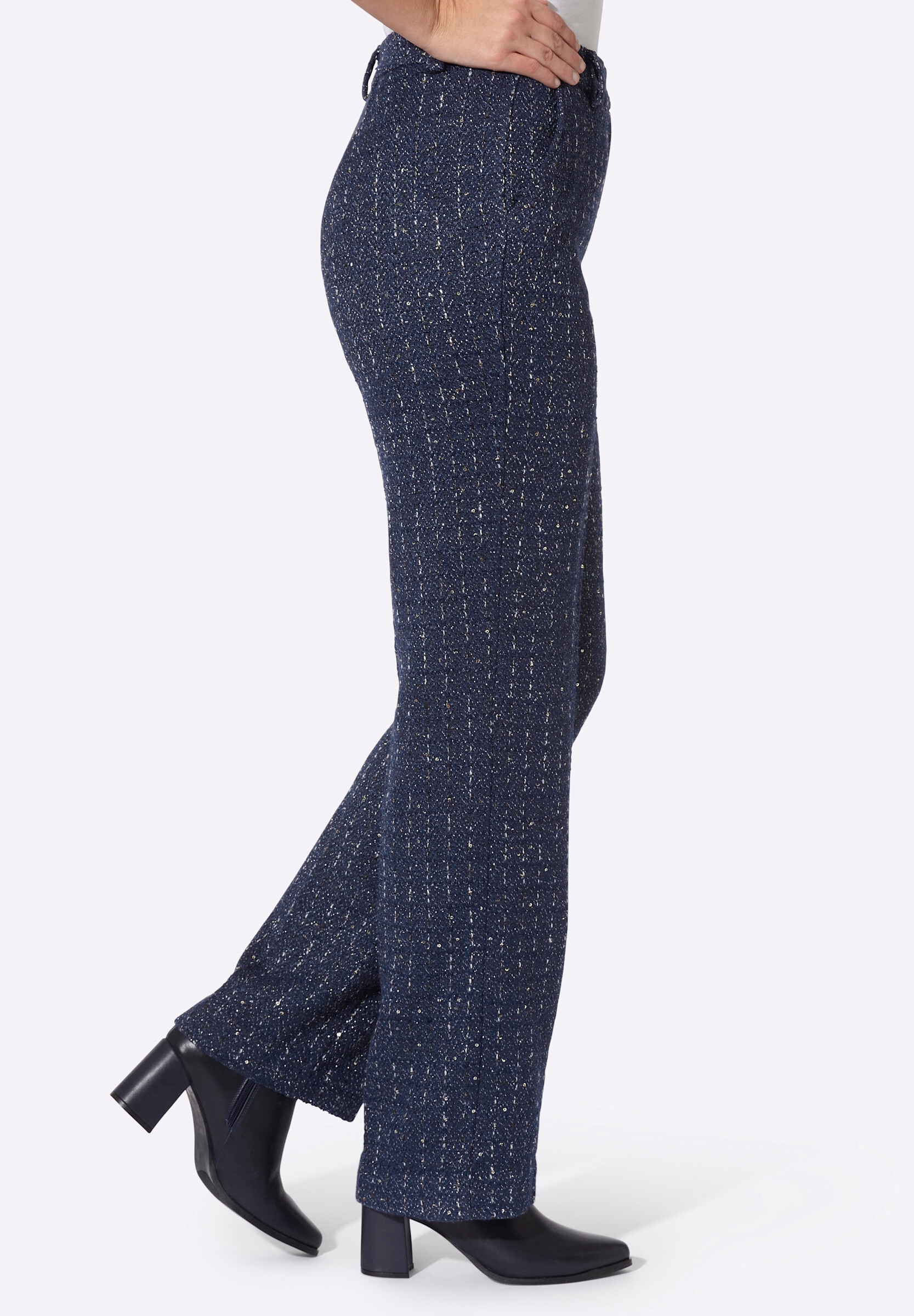 heine Palazzohose »Hose Hose mit Pailletten«