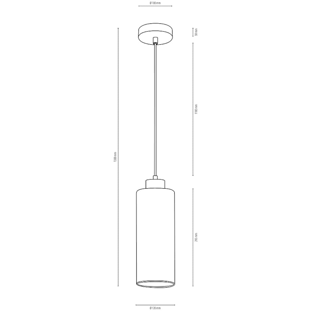 BRITOP LIGHTING Pendelleuchte »ZEFIR«, 1 flammig-flammig