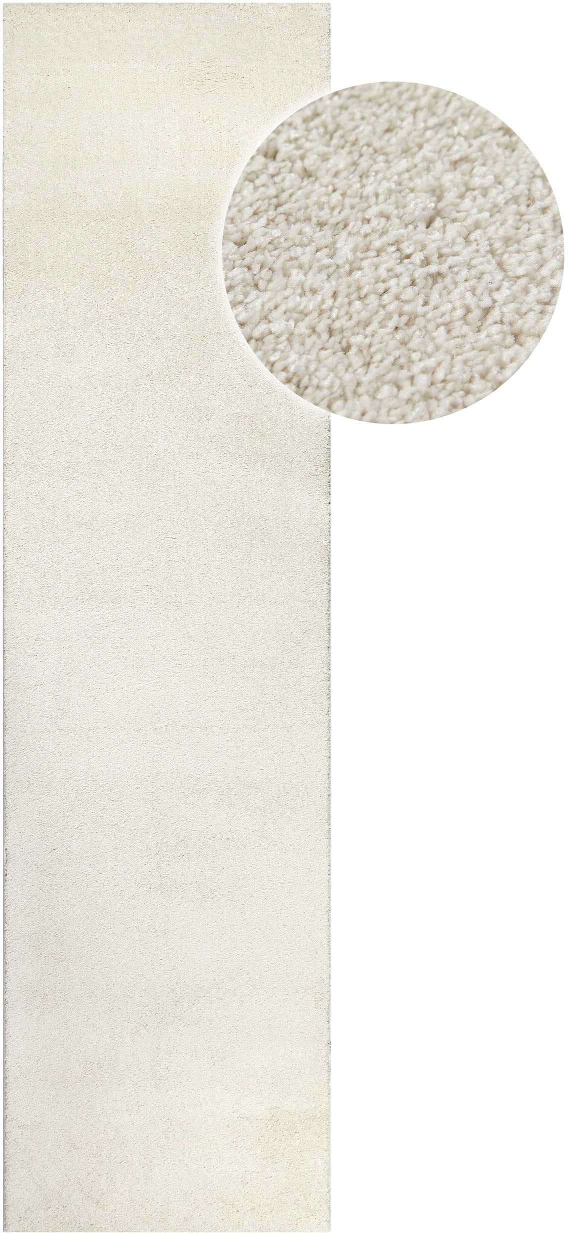my home Hochflor-Teppich »Yvaine, auch als Läufer erhältlich«, rechteckig, 25 mm Höhe, Langflor, Shaggy, dichter weicher Hochflor, meliert, Wohnzimmer