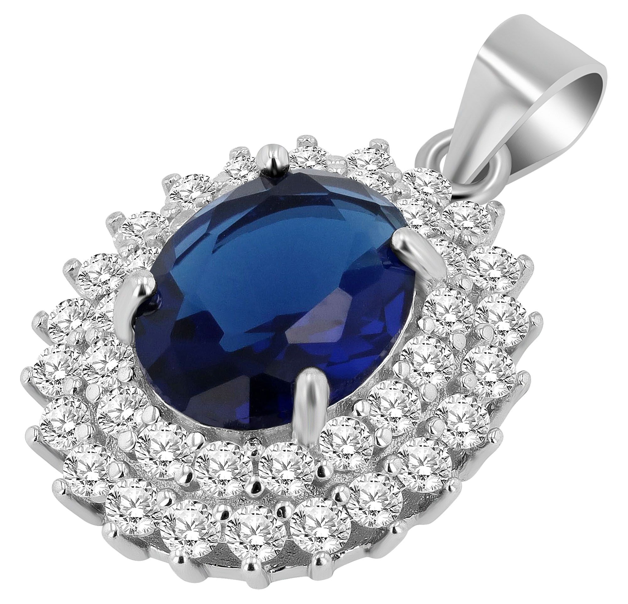 Adelia´s Kettenanhänger »Damen Anhänger aus 925 Silber mit Zirkonia«