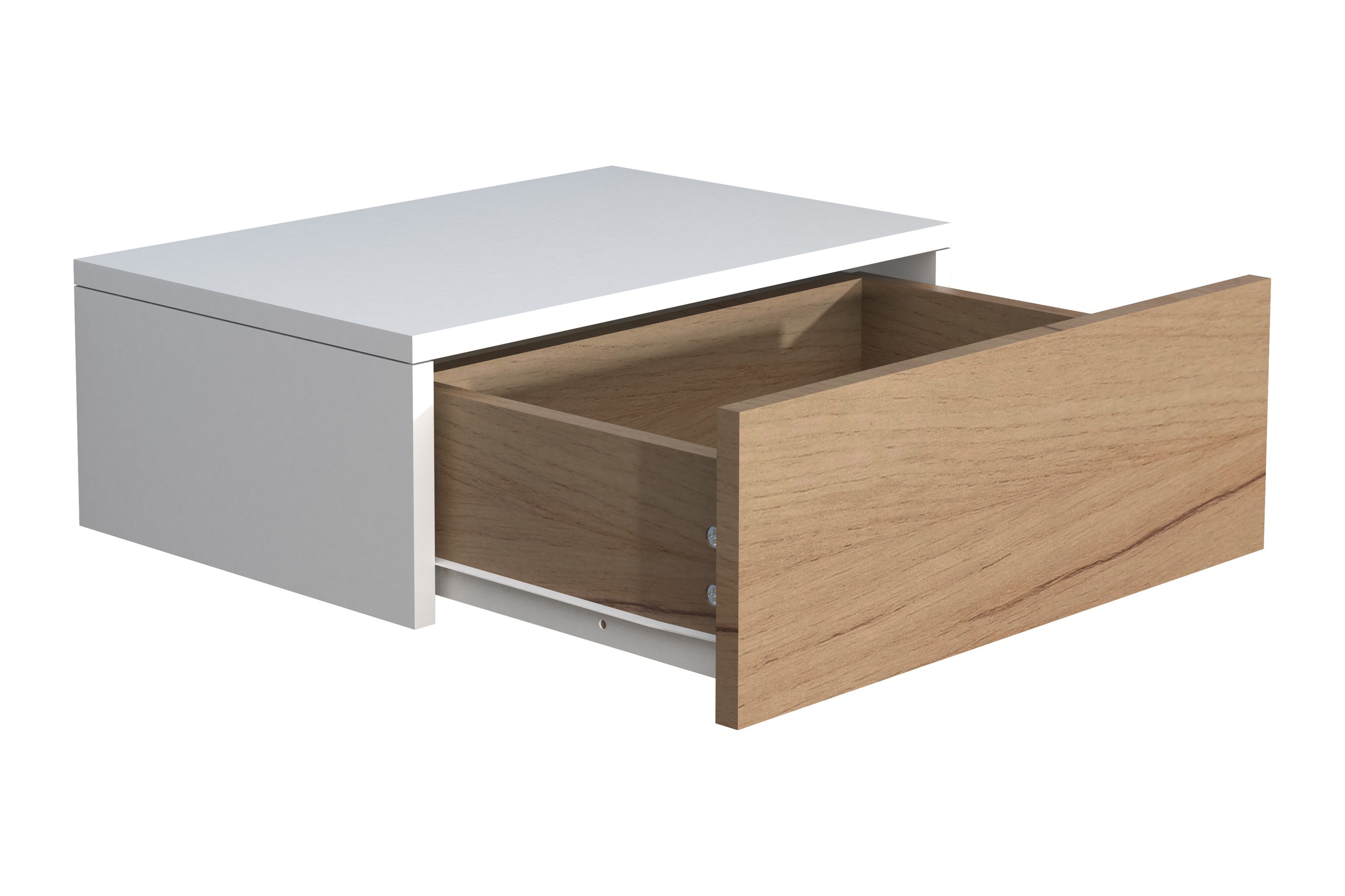 VCM Nachtkonsole »VCM Nachtschrank | Wandschublade | Wandboard | Nachttisch | Maße ca. H. 15 x B. 45 x T. 30 cm - Usal M 45 cm«, (VCM Usal)