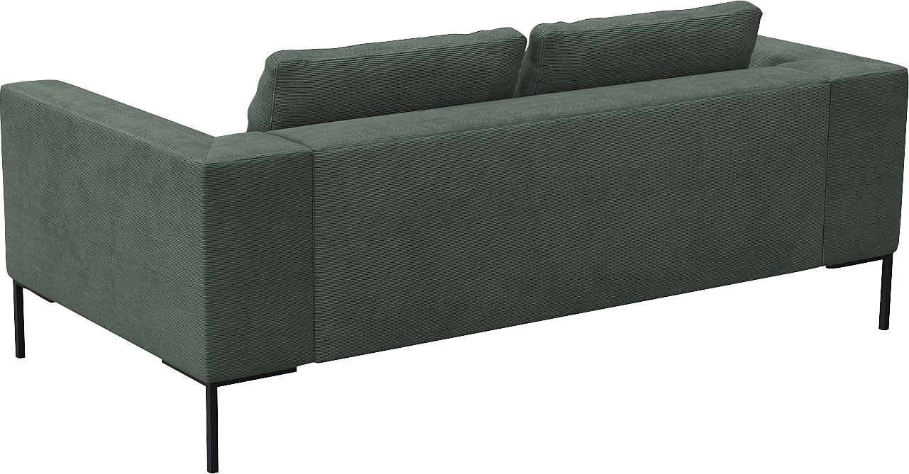 FLEXLUX 2,5-Sitzer »Loano«, modernes Sofa, frei im Raum stellbar, lose Kissen, Kaltschaum im Sitz