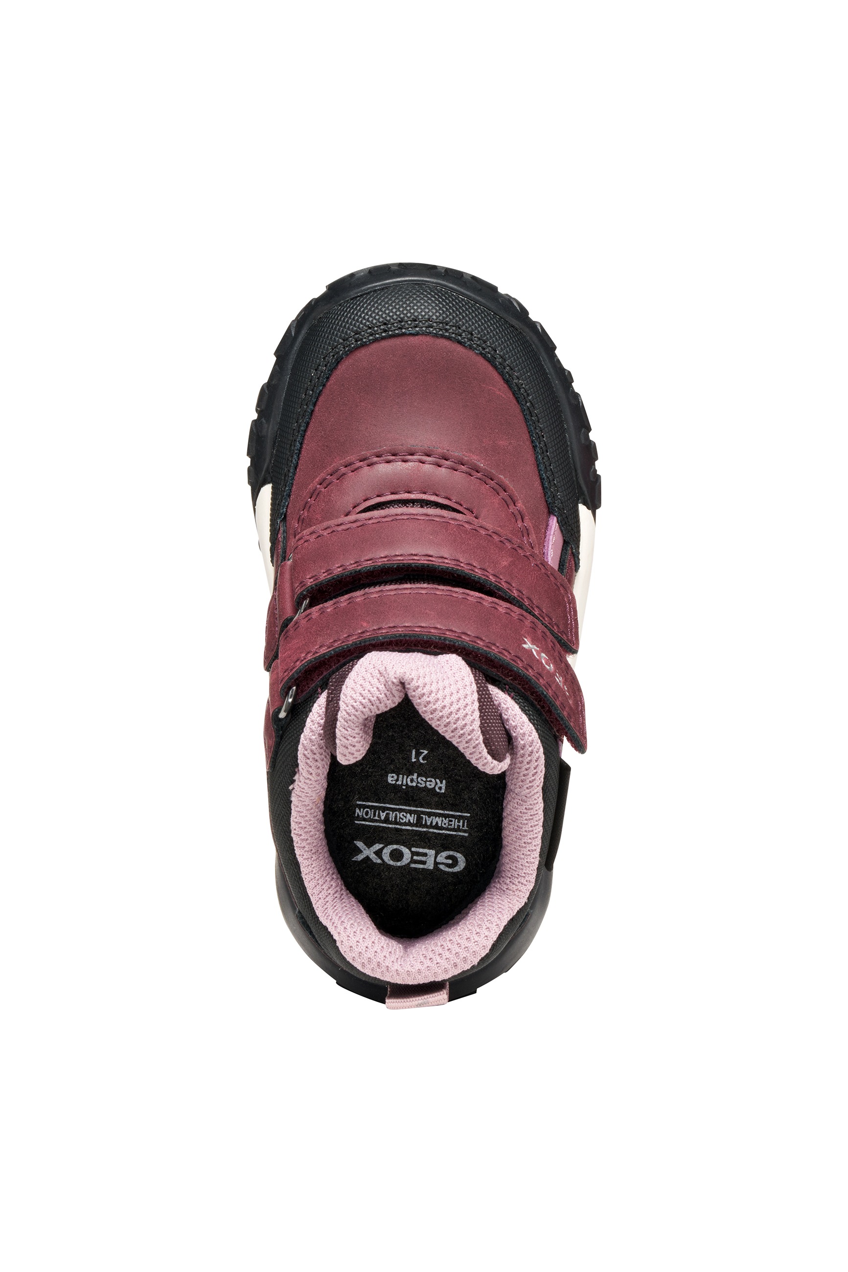 Geox Winterboots »B TREKKYUP GIRL B AB«  Klettstiefel mit Warmfutter, Größenschablone zum Download