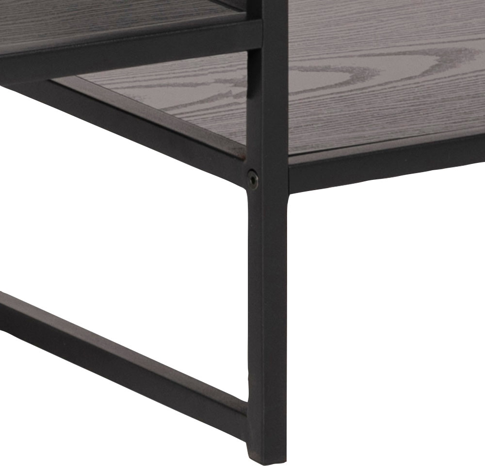 ACTONA GROUP TV-Schrank, Metallgestell im Industrie-Look, 3 Einlegeböden, Breite 120 cm