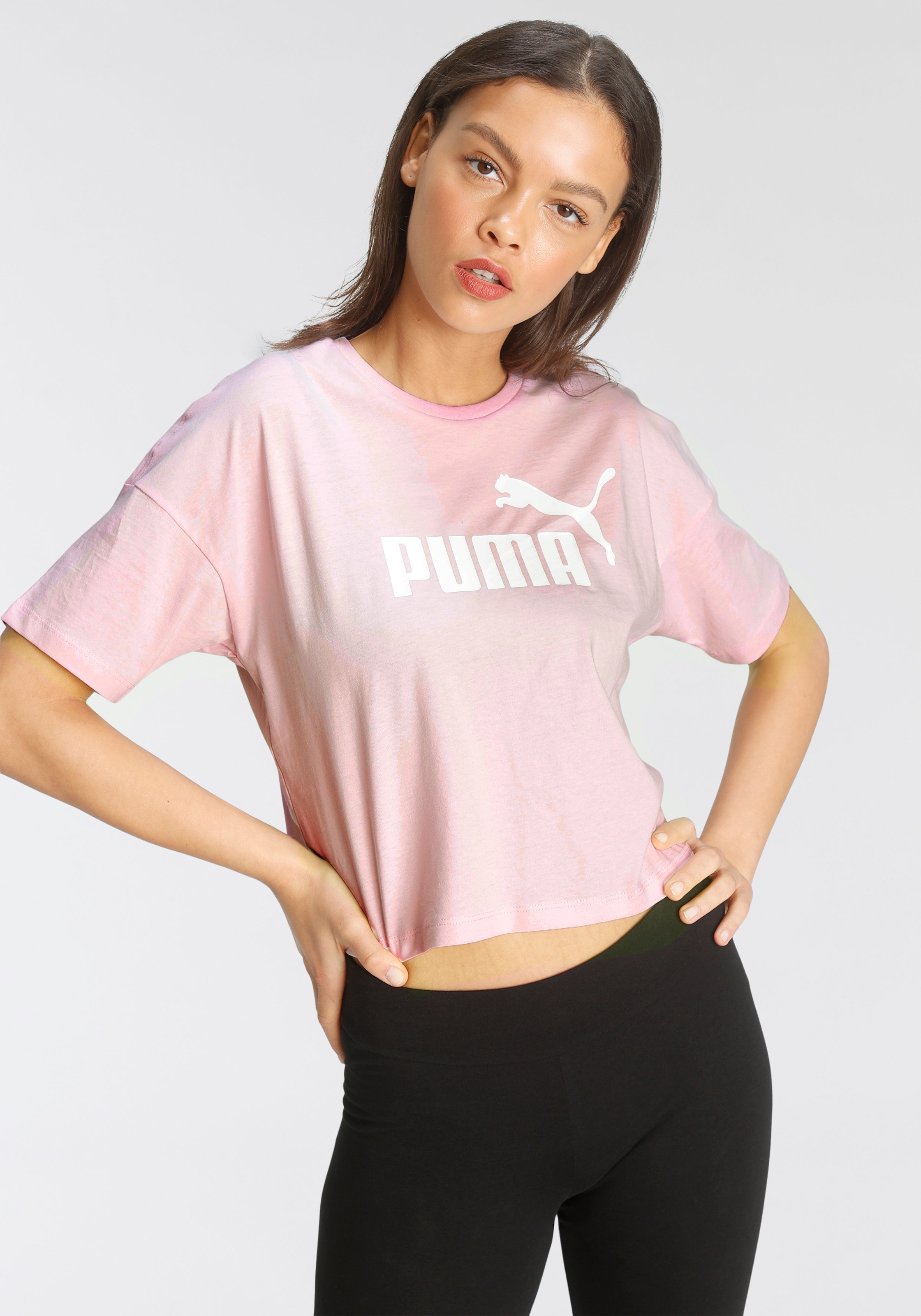 PUMA T-Shirt »ESS Cropped Logo Tee«