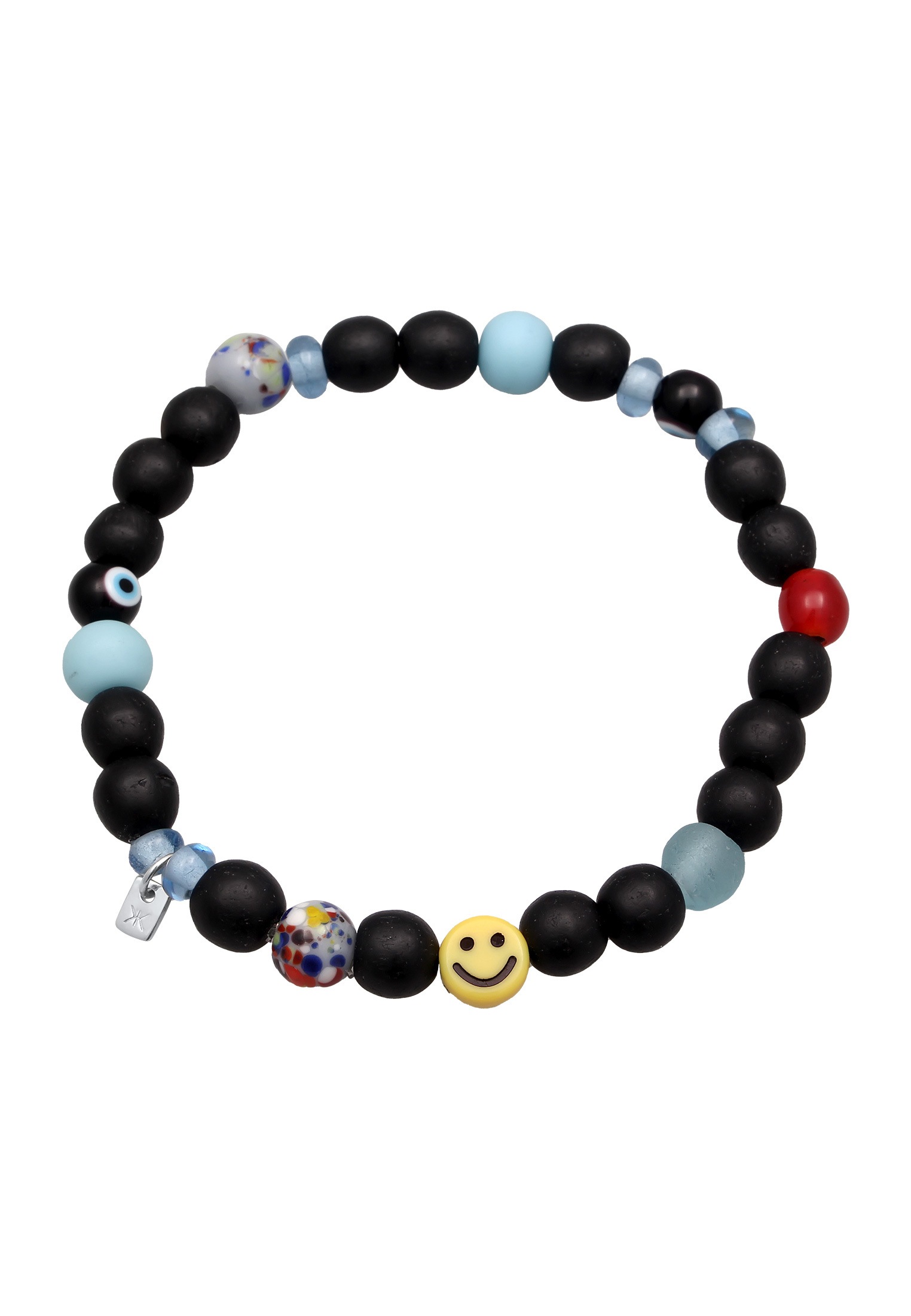 Kuzzoi Armkette »Armband Evil Eye Bead Glas Harz Perlen 925 Sterling Silber«
