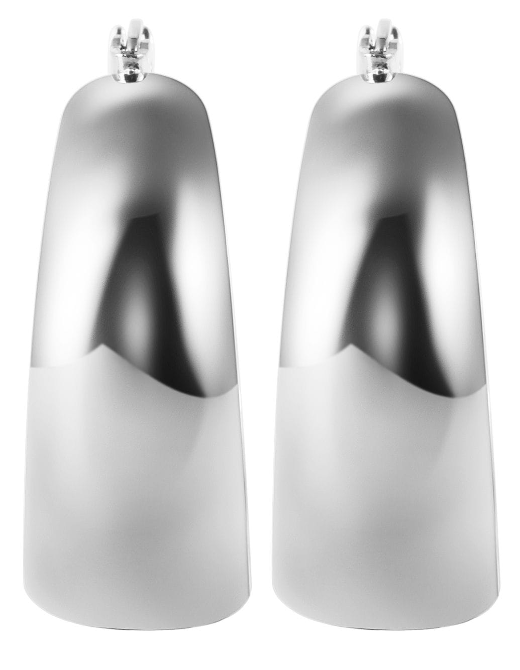 Adelia´s Paar Creolen »Damen Ohrringe ¿ Creole aus Edelstahl«