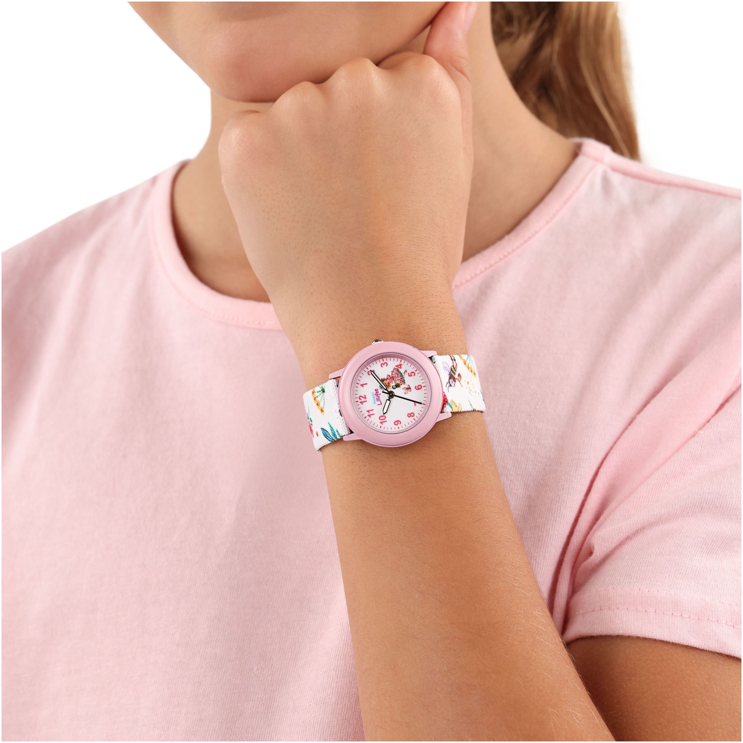 Prinzessin Lillifee Quarzuhr, Armbanduhr, Kinderuhr, Mädchenuhr, ideal auch als Geschenk