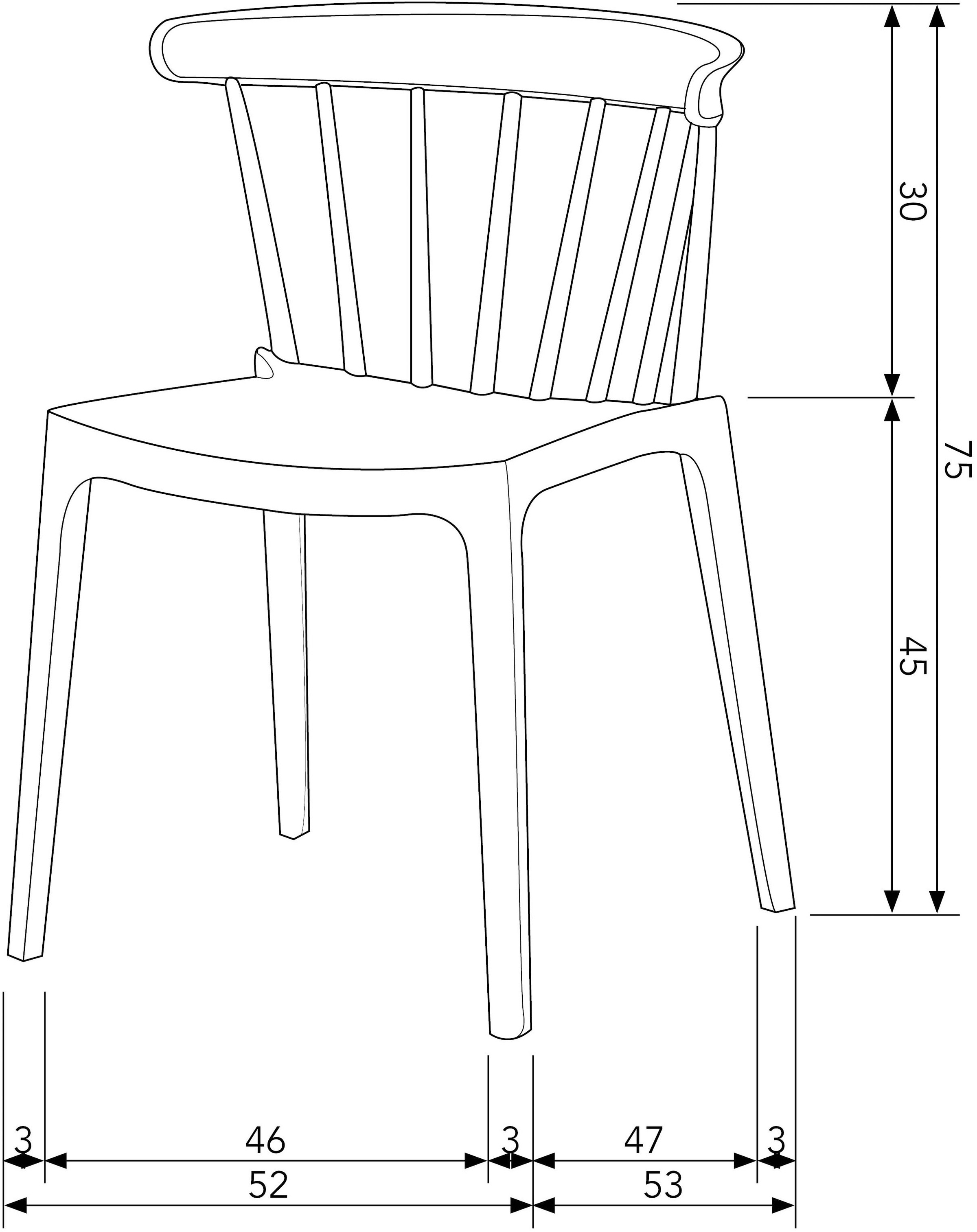 WOOOD Esszimmerstuhl ()