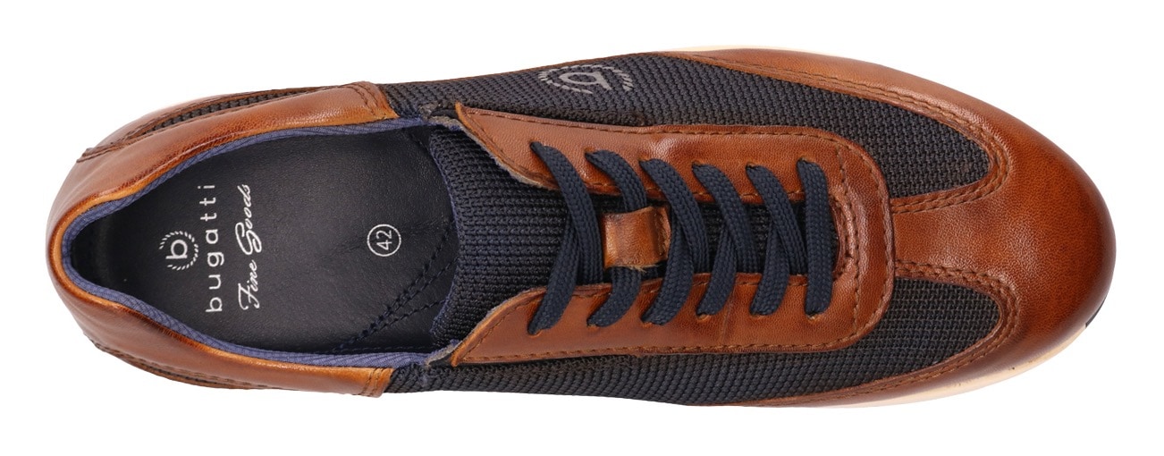 bugatti Sneaker, Schnürschuh, Freizeitschuh in Used Optik im Casual-Chic Design