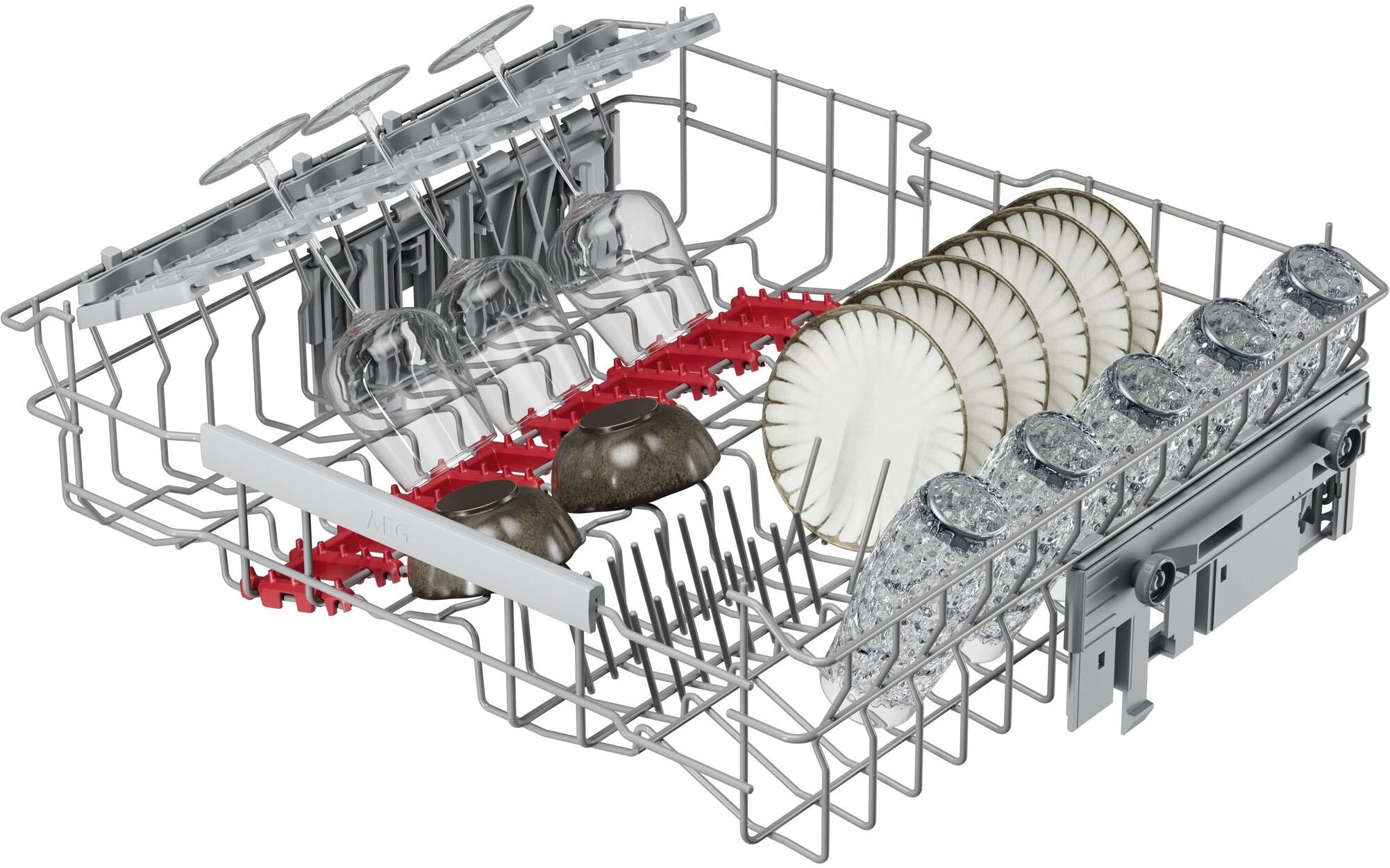 AEG Unterbaugeschirrspüler 6000 »GU620C2SCM« Spülmaschine – starke Sprühabdeckung, viel Platz & sauber