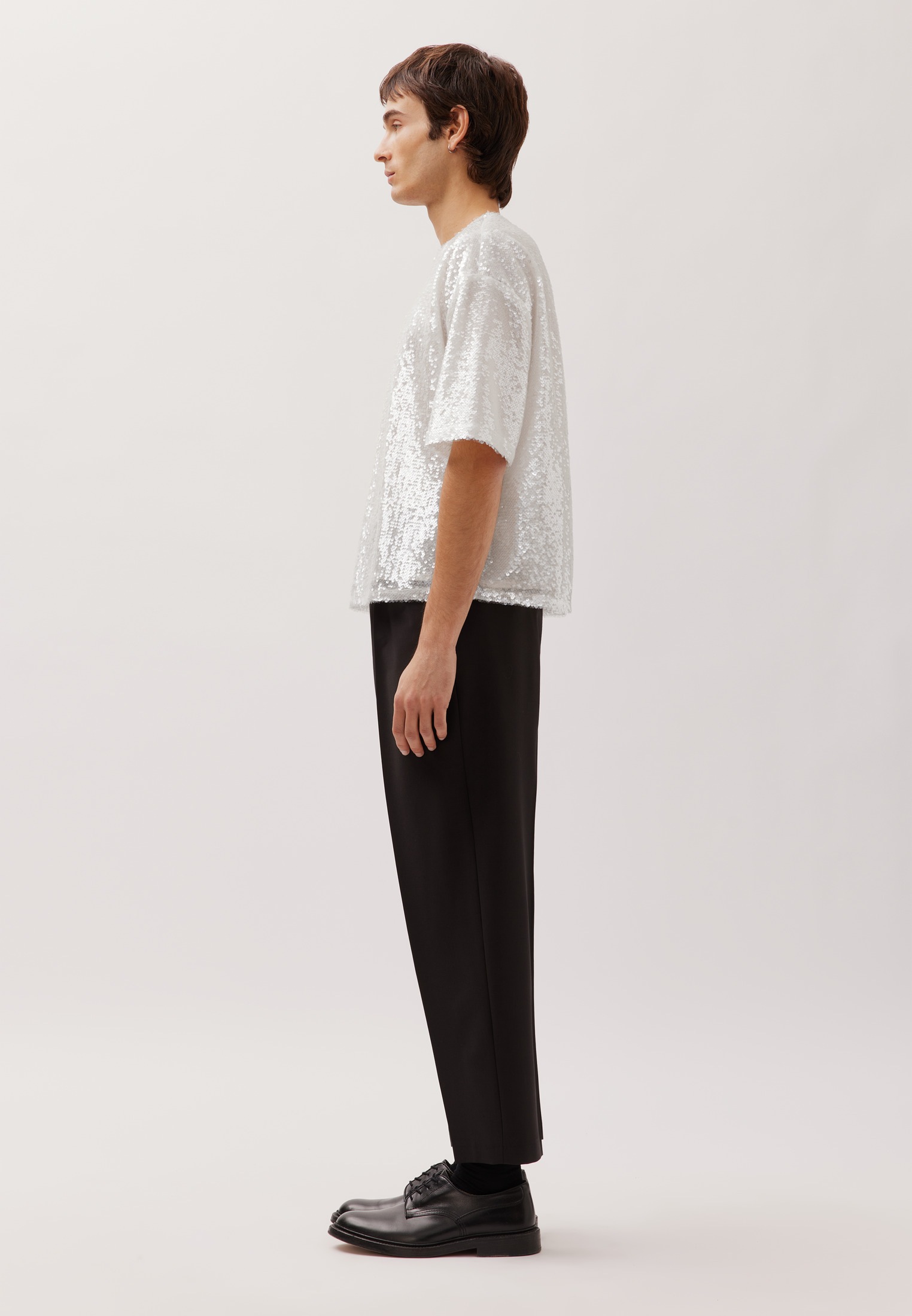 studio seidensticker T-Shirt »Studio« Ohne Arm Pailletten