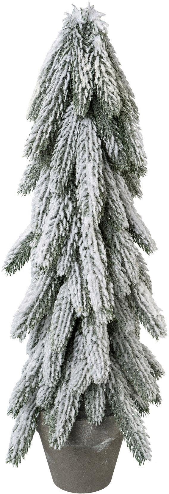 Tannenbaum«, Creativ »Weihnachtsdeko, bei OTTO dekorativem online Christbaum, Topf künstlicher deco mit Weihnachtsbaum Künstlicher im Schnee
