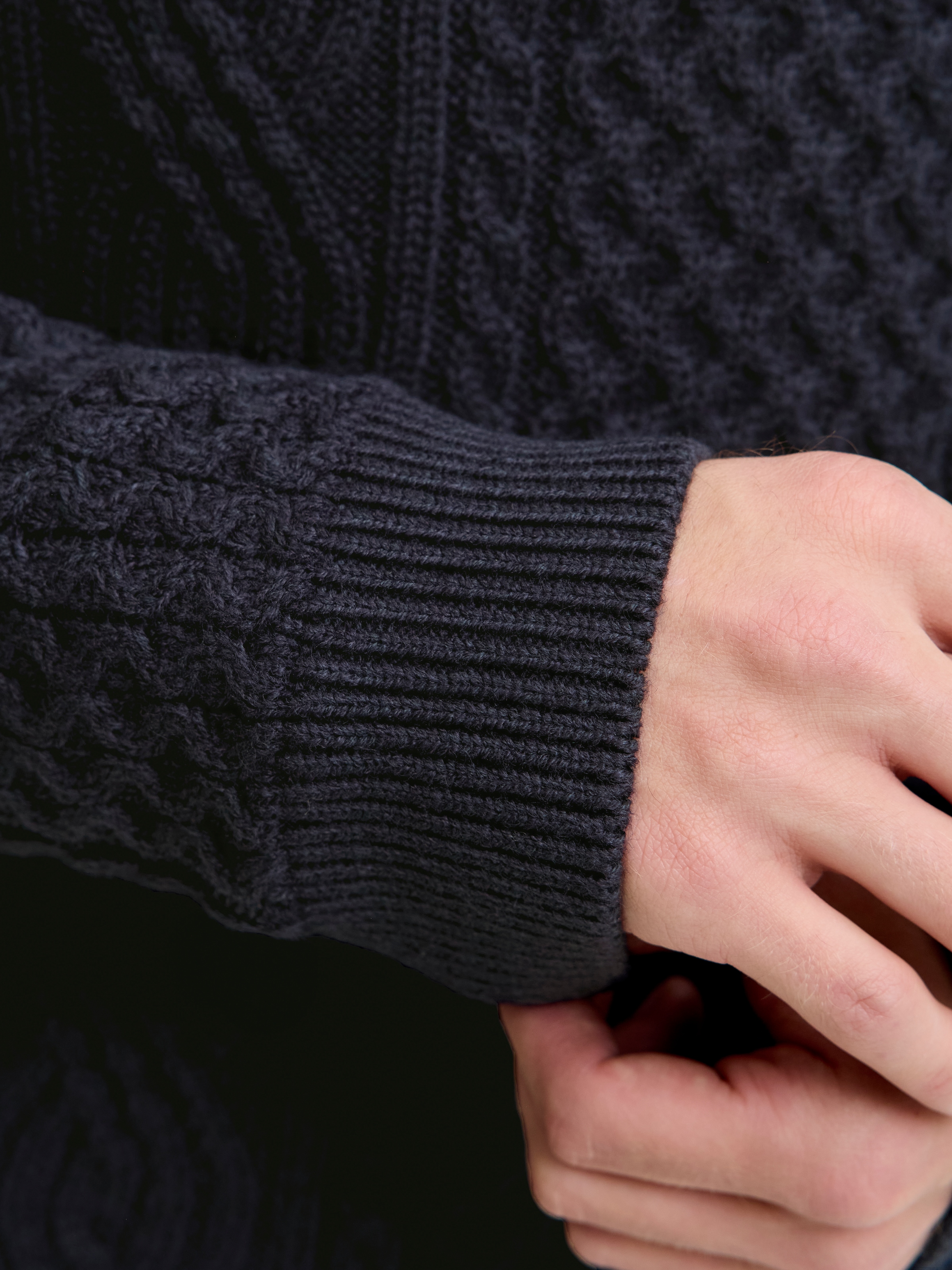 Jack & Jones Strickpullover »JPRBLUSEAN KNIT CABLE CREW NECK SN«