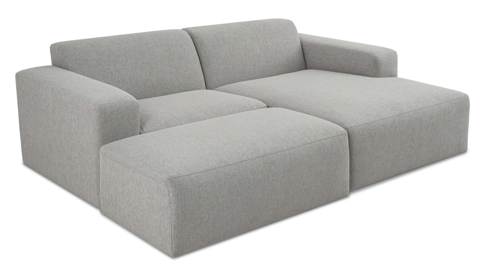 INOSIGN Ecksofa »Koa,228cm, L-Form, Modulsofa, Webstoff, Cord«, Designsofa, Set, Hocker inklusive, weicher Lounge-Sitzkomfort