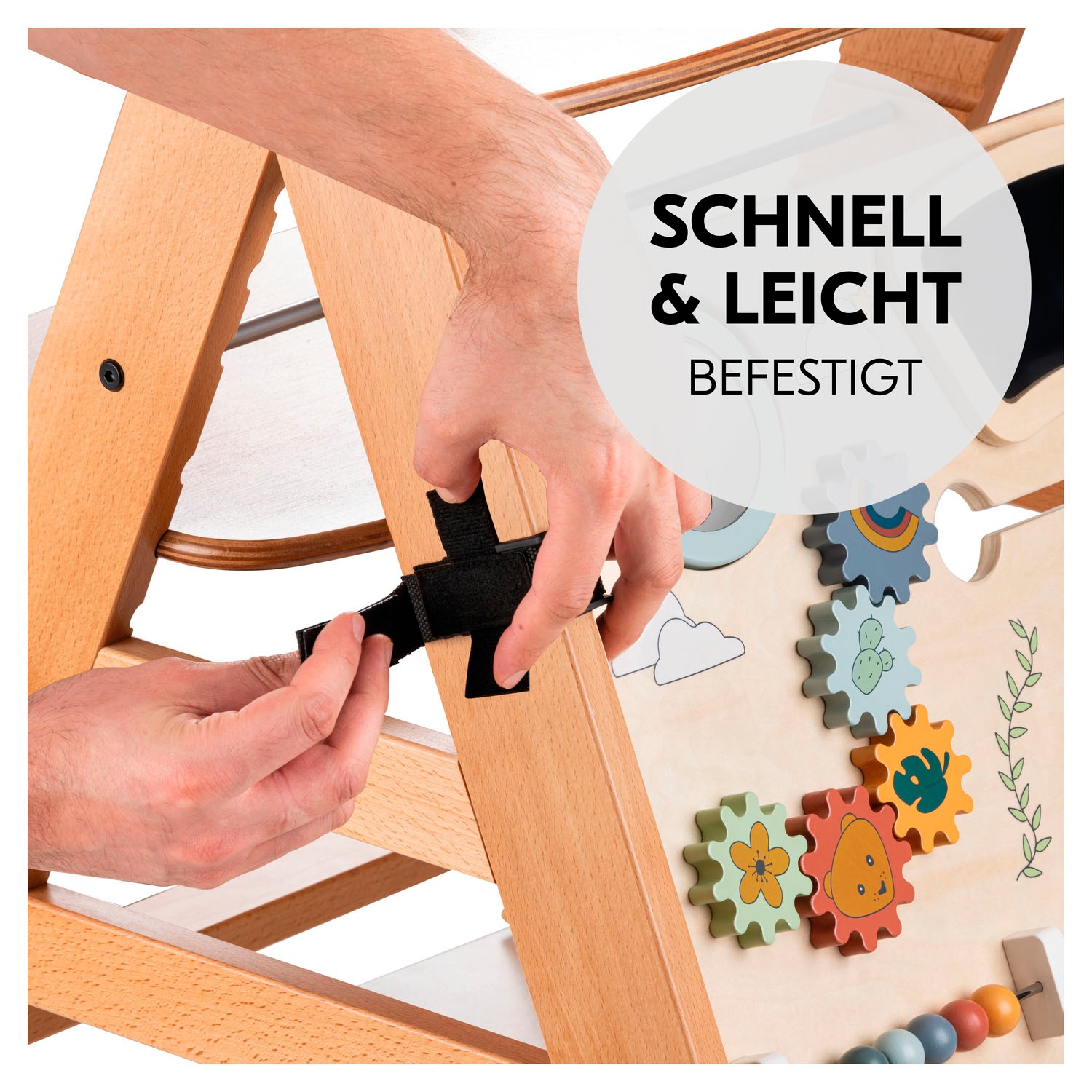 Hauck Motorikbrett »Highchair Play Board«, FSC® - schützt Wald - weltweit; für Hochstühle Alpha+, Beta+, Arketa