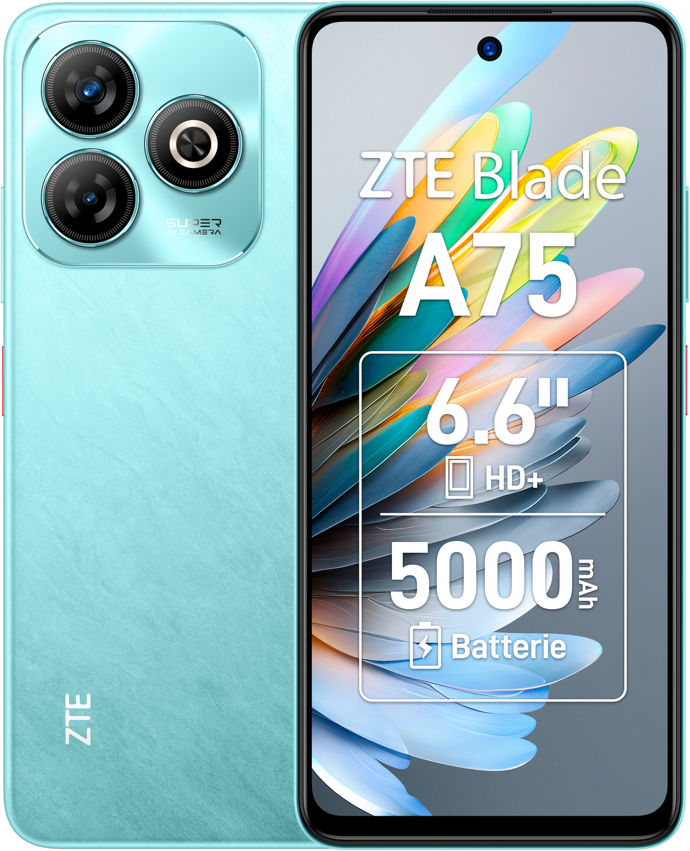 ZTE Smartphone »Blade A75«, grün