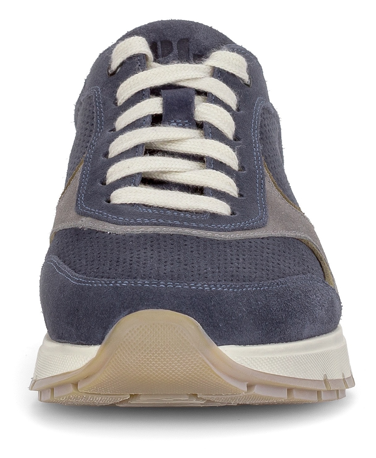 Pius Gabor Keilsneaker, Freizeitschuh, Halbschuh, Schnürschuh mit Kontrastbesätzen, G-Weite