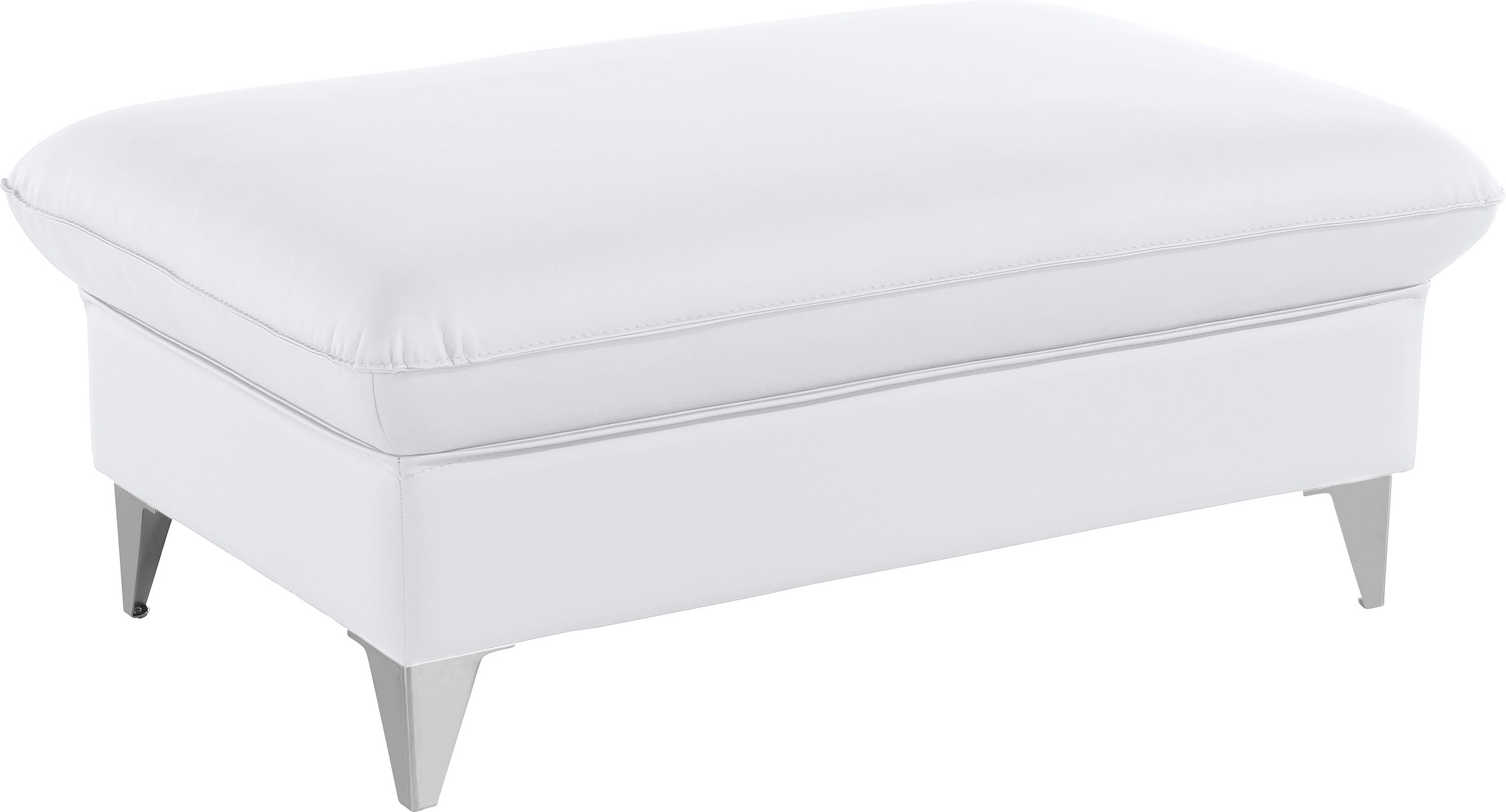 COTTA Polstergarnitur »Caluso L-Form«, (2 tlg.), Set bestehend aus: Ecksofa mit Kopfteilverstellung & Hocker