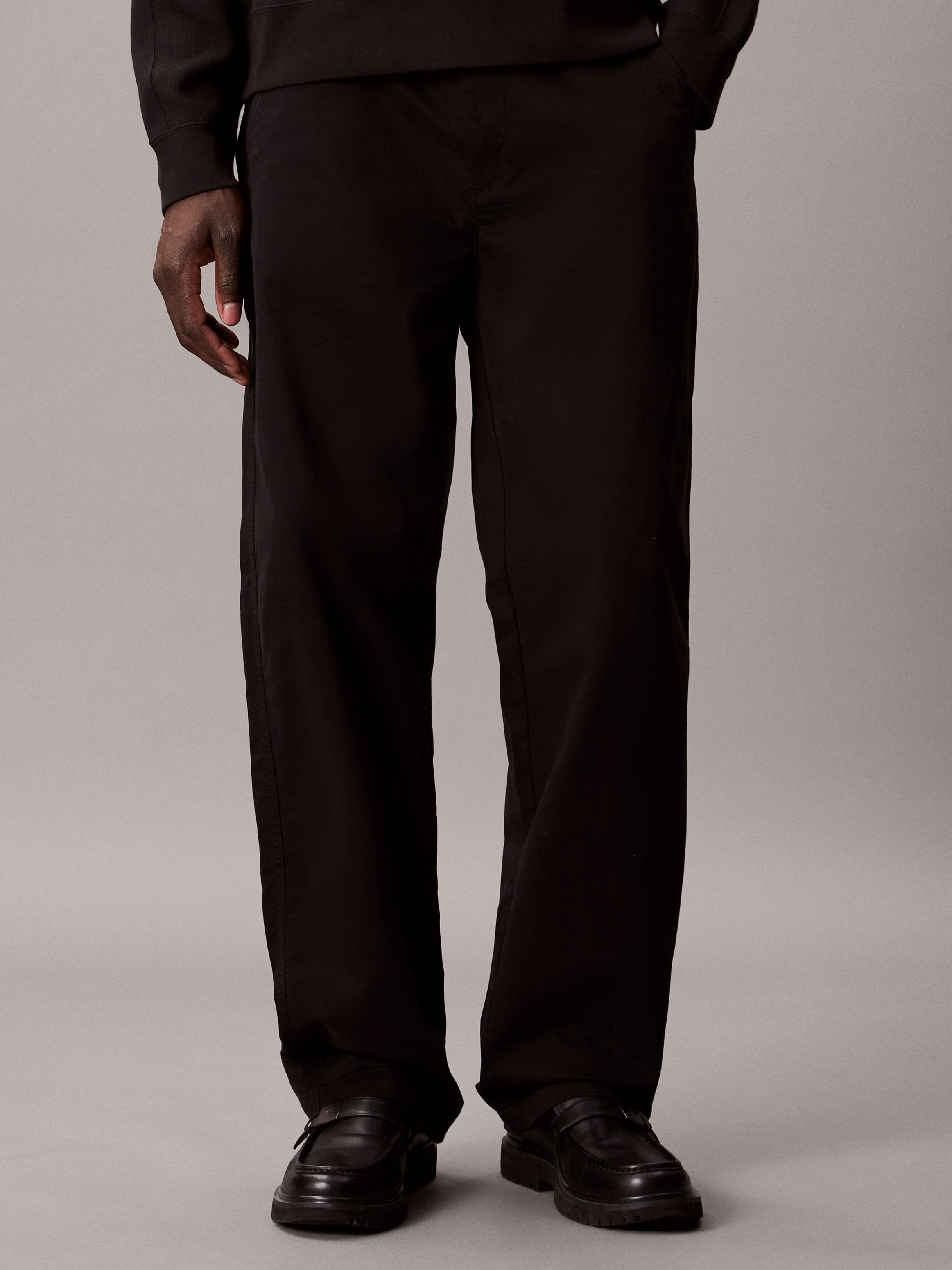 Calvin Klein Jeans Chinohose  gerade Passform im 90er-Jahre-Look