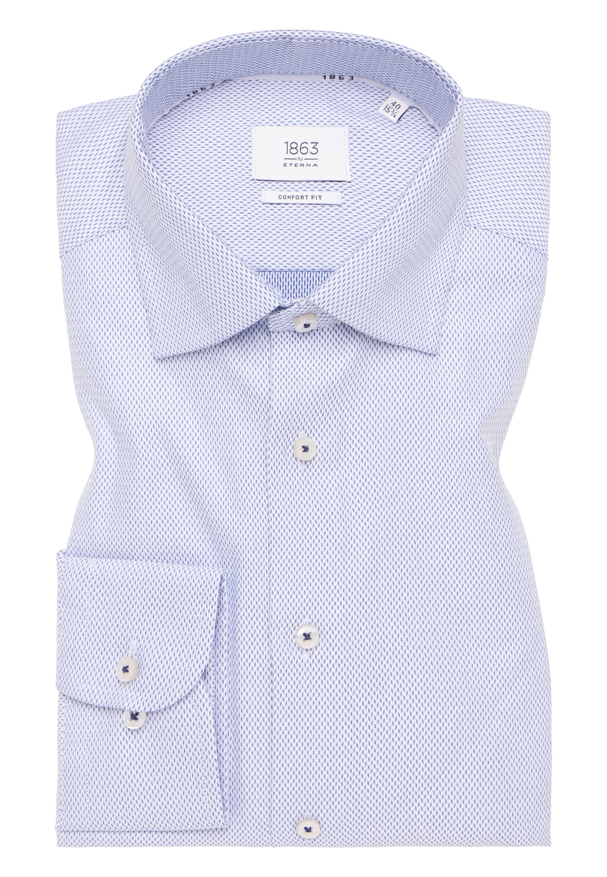 Eterna Langarmhemd »COMFORT FIT«, NON IRON (bügelfrei)