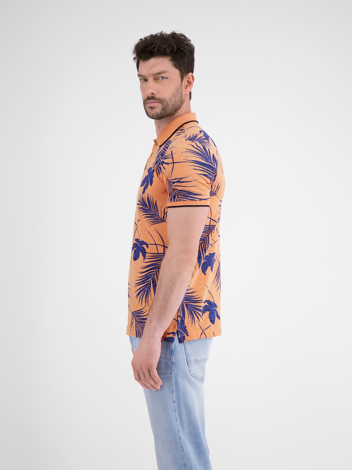 LERROS Poloshirt »LERROS Modisches Poloshirt, sommerlich gemustert«