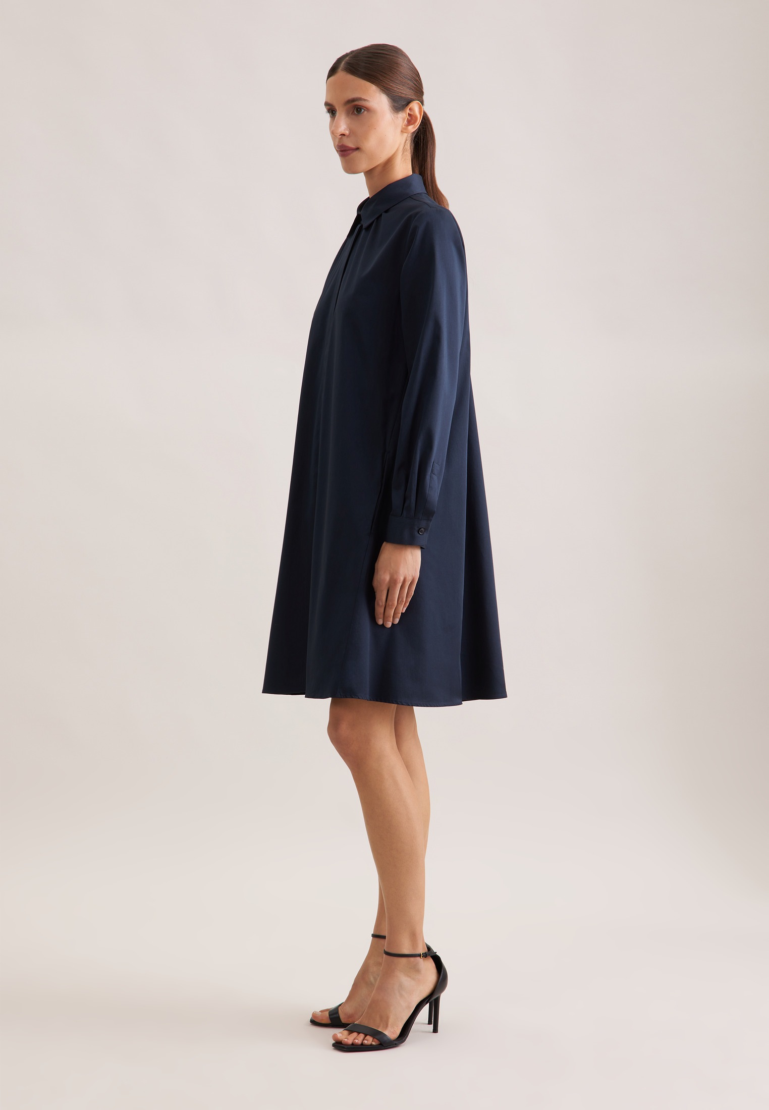 seidensticker Sommerkleid »Schwarze Rose« 1/1 Kragen Uni