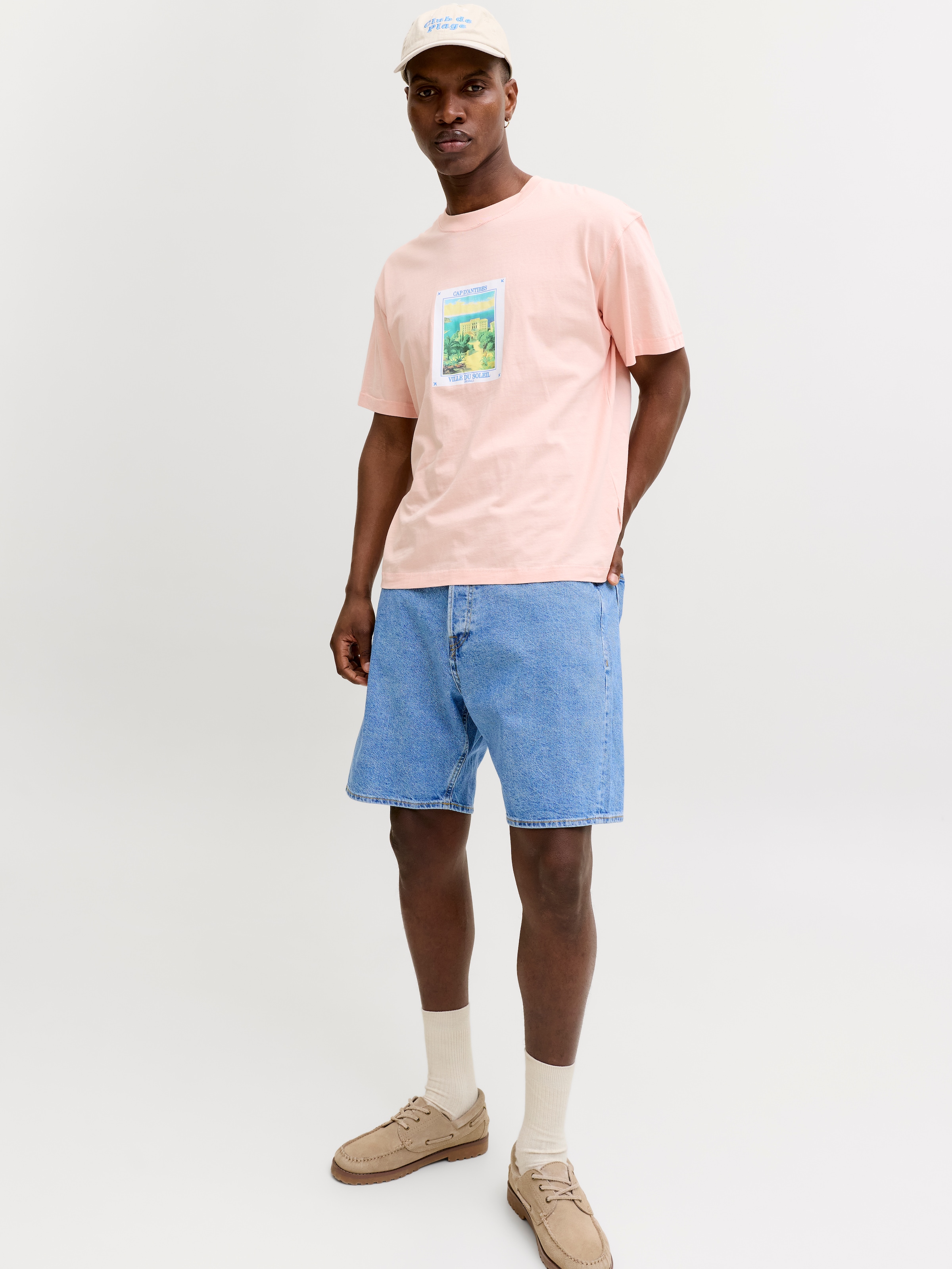 Jack & Jones Jeansshorts »JJITONY JJORIGINAL SHORTS AM 460 SN« Baumwollmischung, relaxed fit