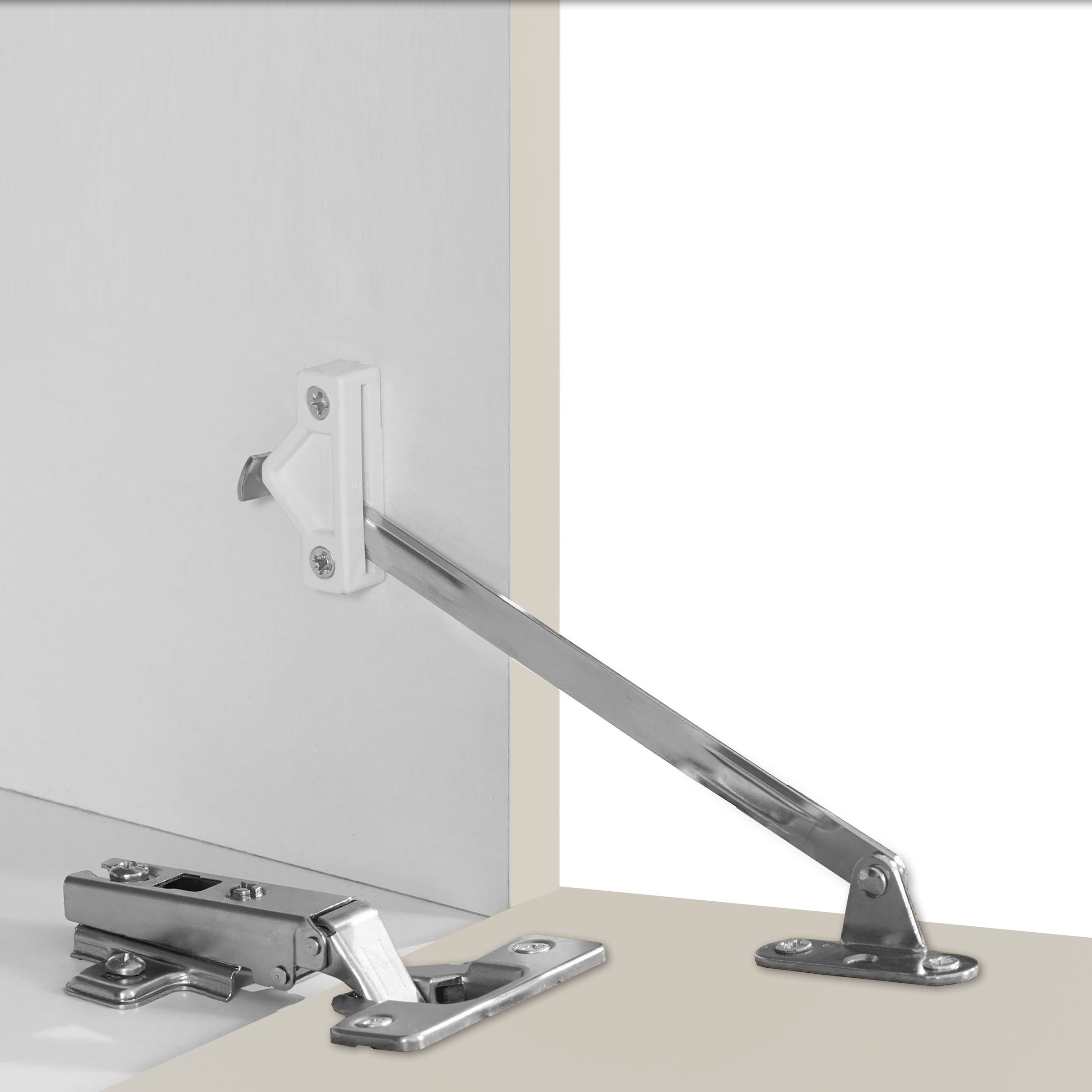 Home affaire Lowboard »REAL TV-Möbel, 240 cm breit, 40/60 cm hoch, Hochglanz oder matt« mit 2 abgerundeten Türen, 1 Klappe, die ein ovales offenes Fach bilden