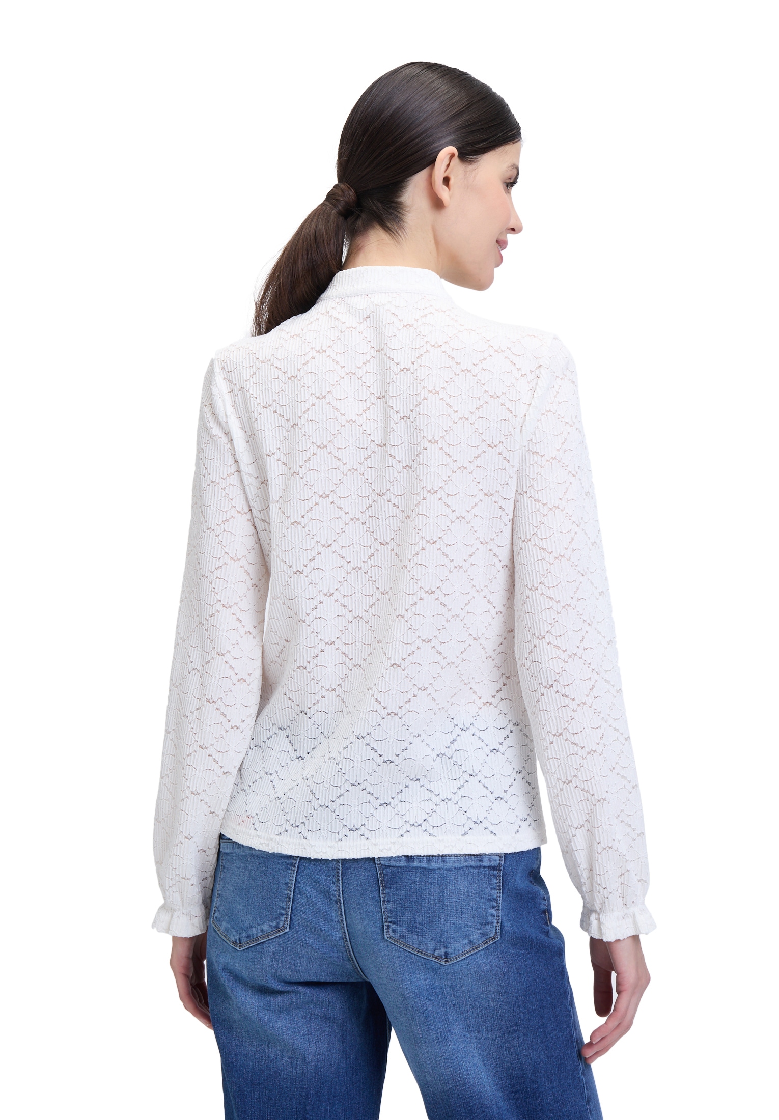 Cartoon Spitzenbluse »Spitzenbluse mit Rüschen«
