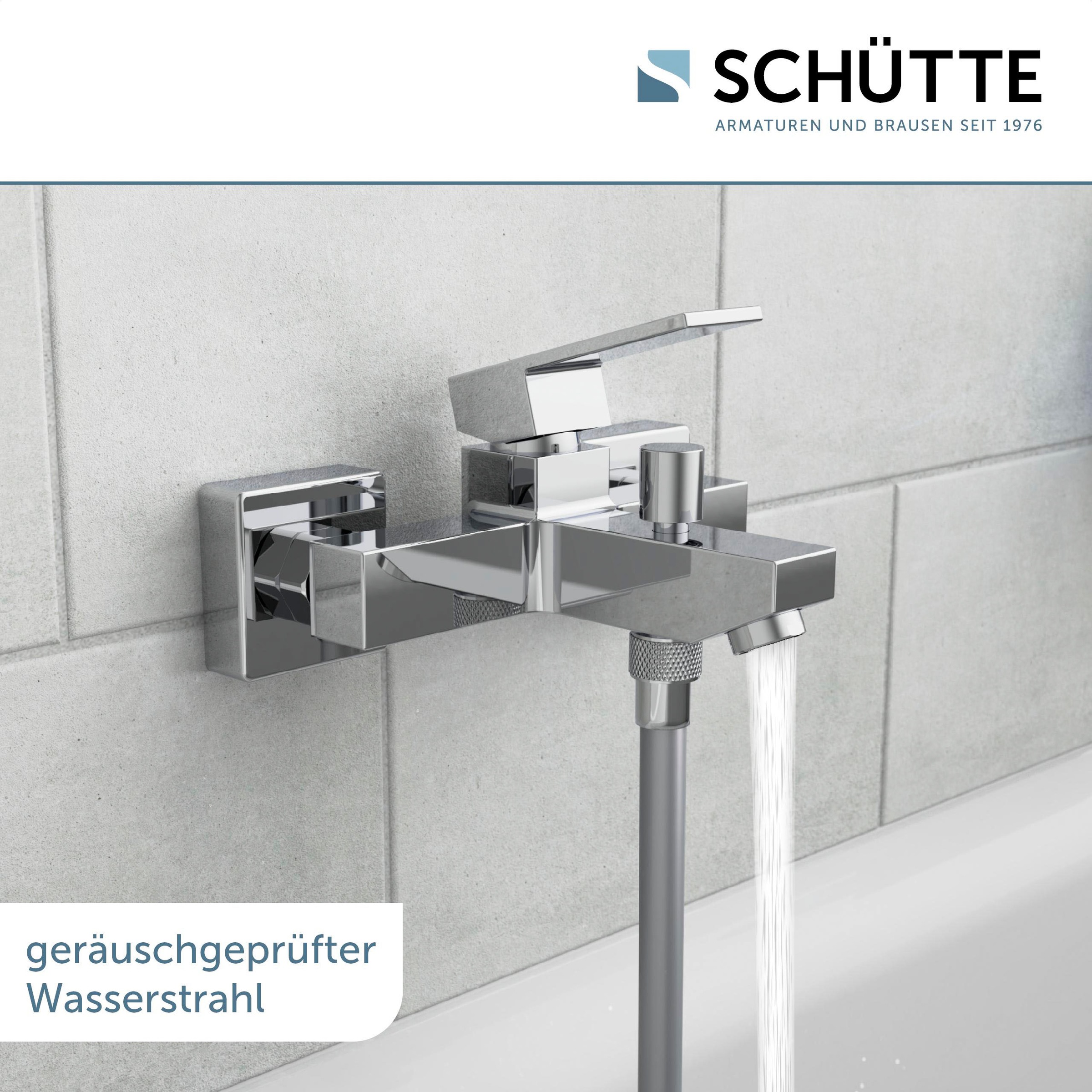 Schütte Wannenarmatur »Tokyo«, Mischbatterie Badewanne, Wasserhahn Bad, Wannenarmatur in Chrom