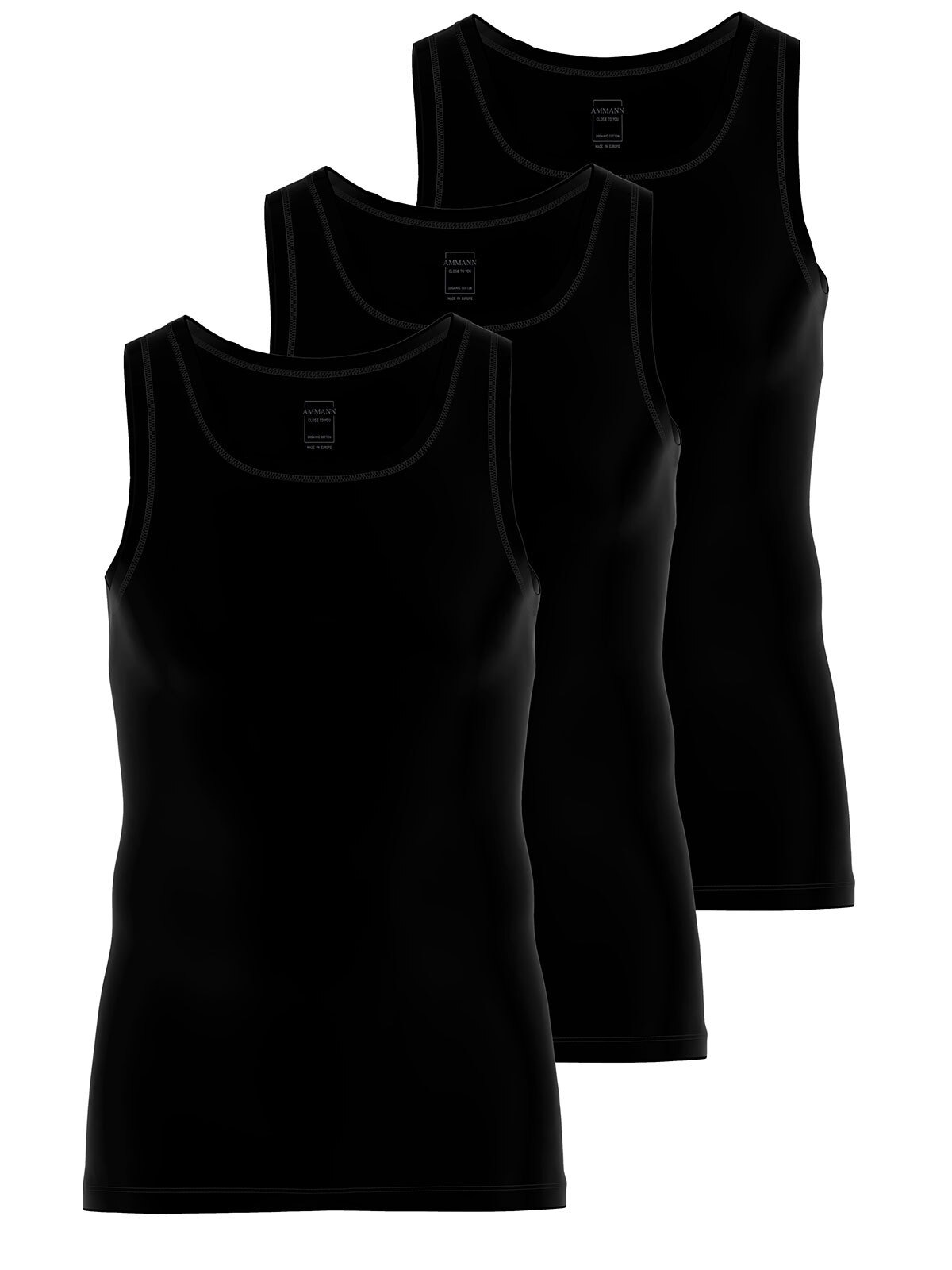 Ammann Achselhemd »3er Pack Athletic Shirt Day Modern / Close to you«