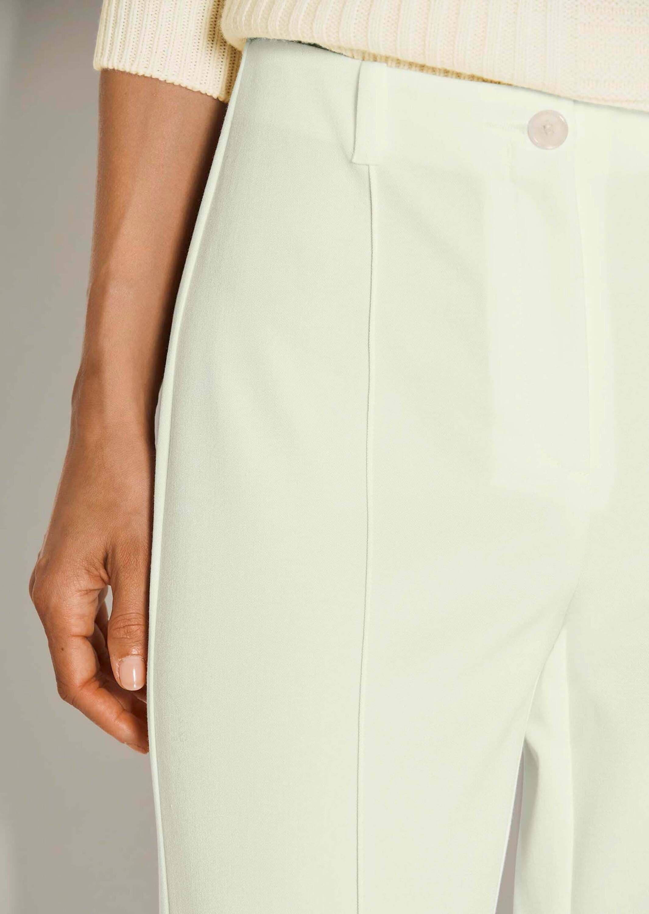 MADELEINE Stoffhose »Chinohose Elegante Bügelfaltenhose mit weitem Bein«