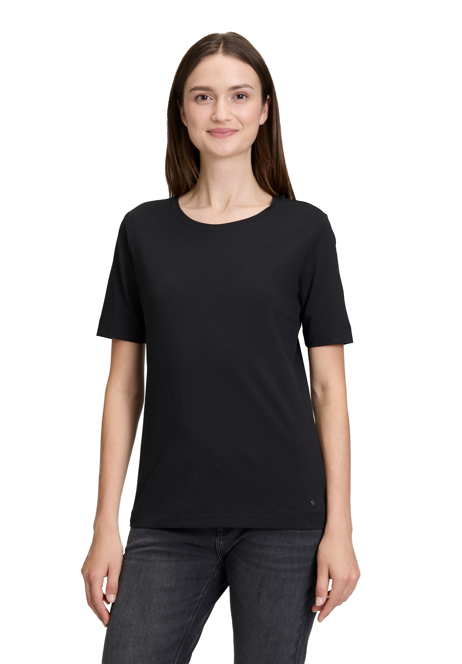 Betty&Co T-Shirt »Basic Shirt mit Rundhalsausschnitt«