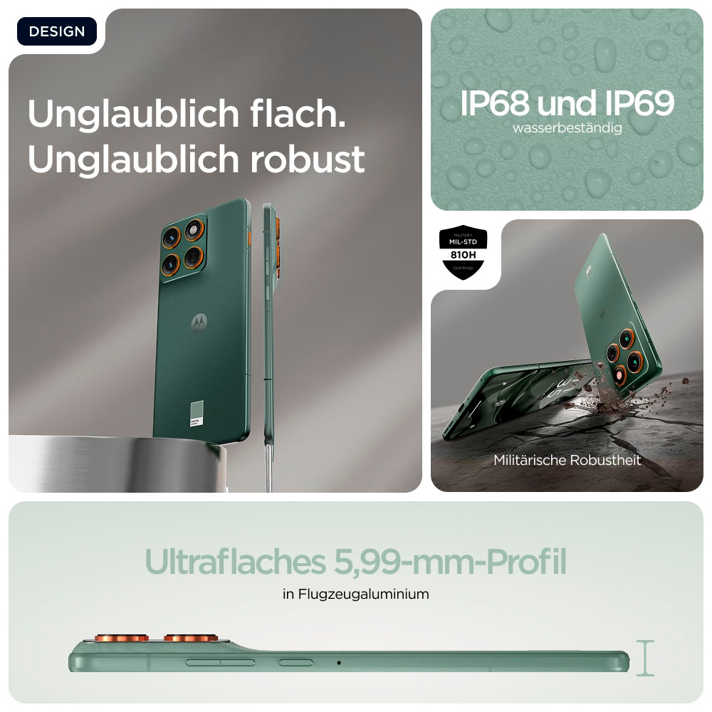 Motorola Smartphone »edge 70 512GB« Lily Pad