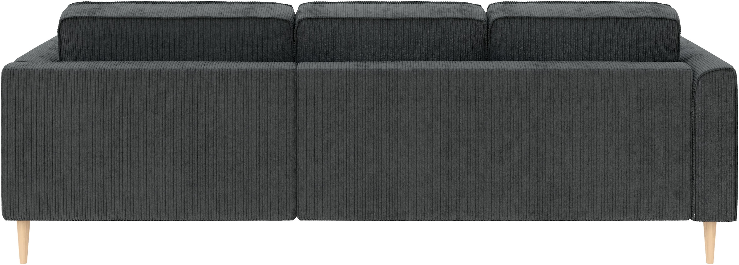 Home affaire Ecksofa »Booster Couch wahlweise mit Schlaffunktion und Bettkasten-auch in Cord«, Recamiere beidseitig montierbar, Sofa in L-Form, 232 cm